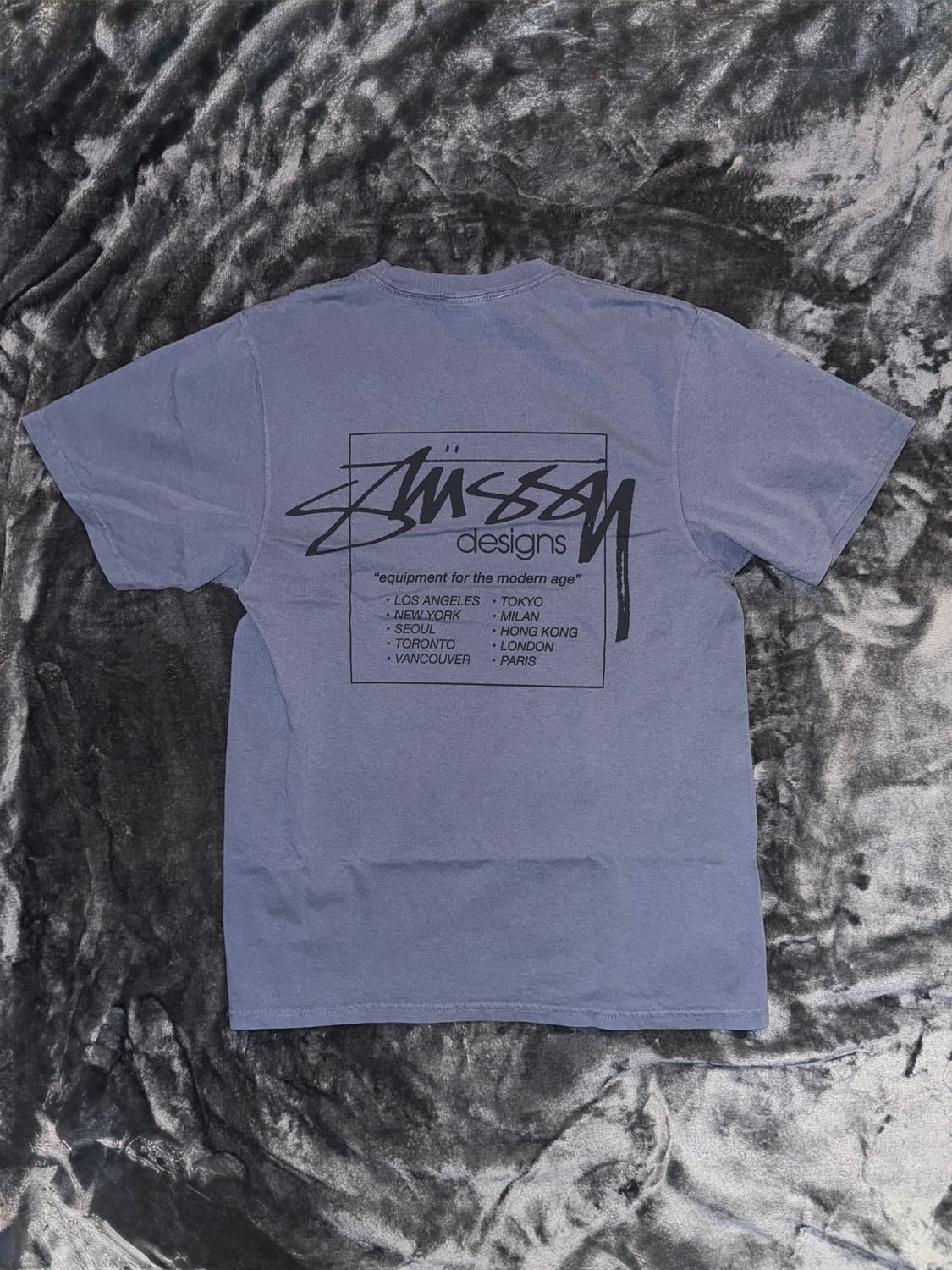 스투시 MODERN AGE 티셔츠 NAVY S 상품이미지1