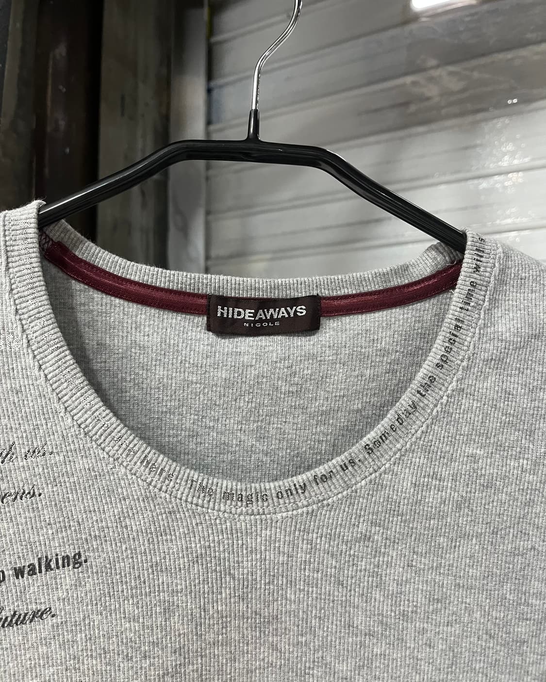 Hideaways punk lettering tee 상품이미지4