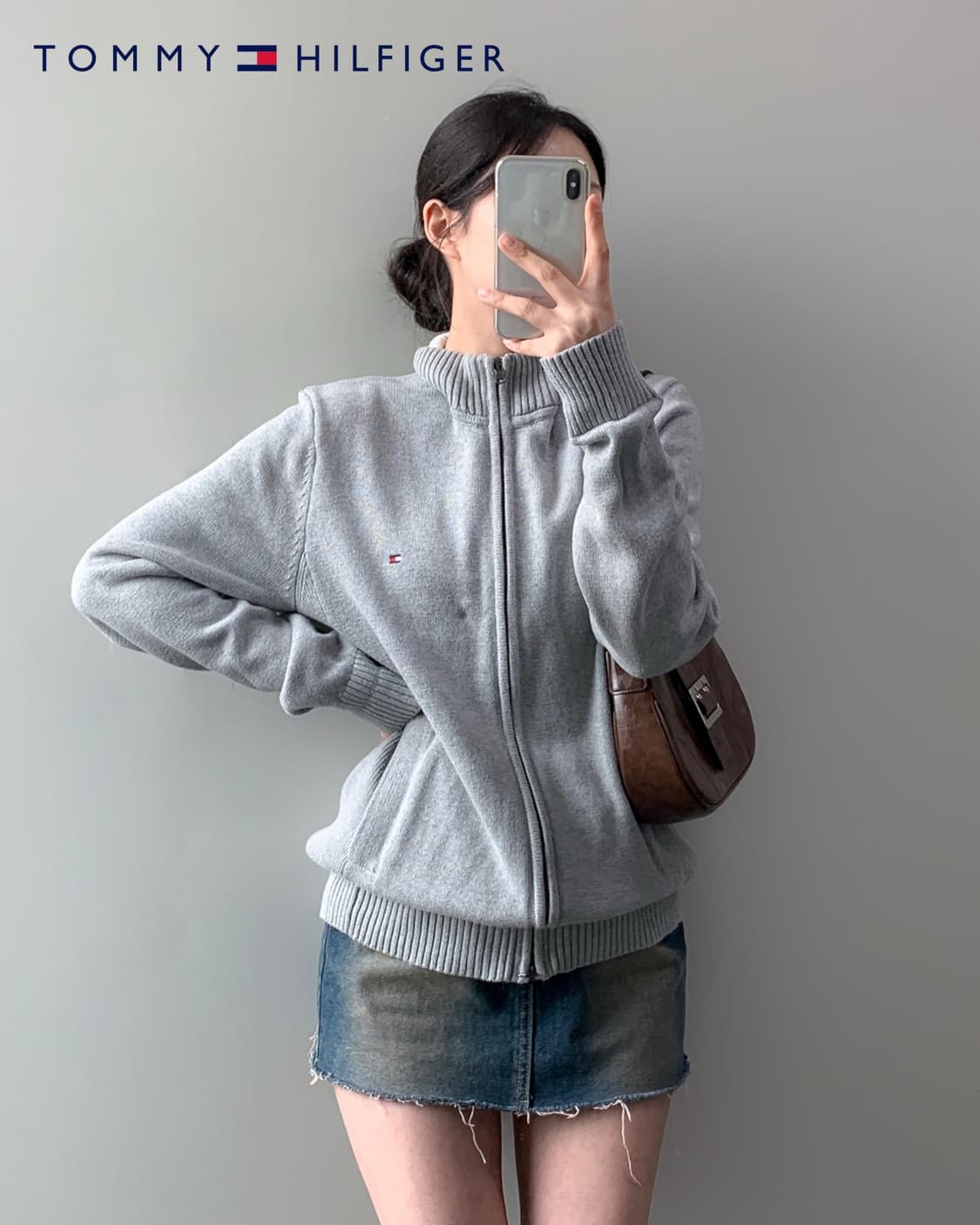 타미힐피거 니트 집업 상품이미지3