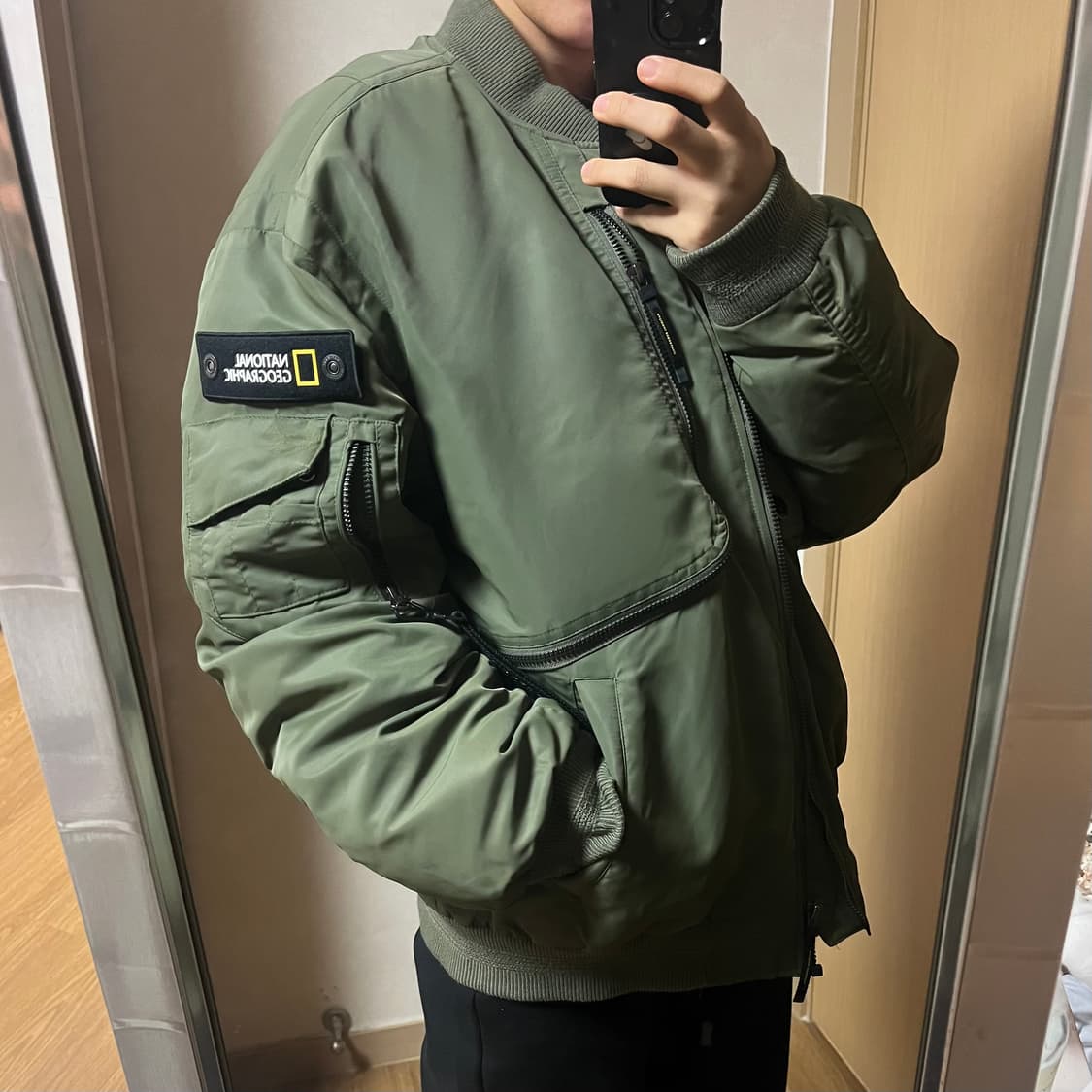 네셔널지오그래피 항공점퍼 패딩  상품이미지2