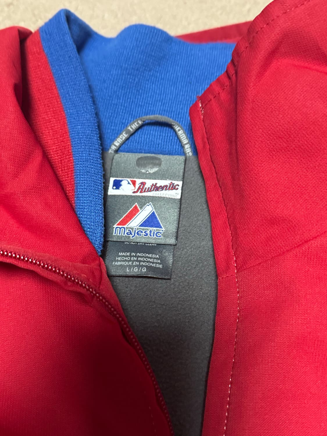 마제스틱 필라델피아 필리스 덕아웃 자켓 L 상품이미지6