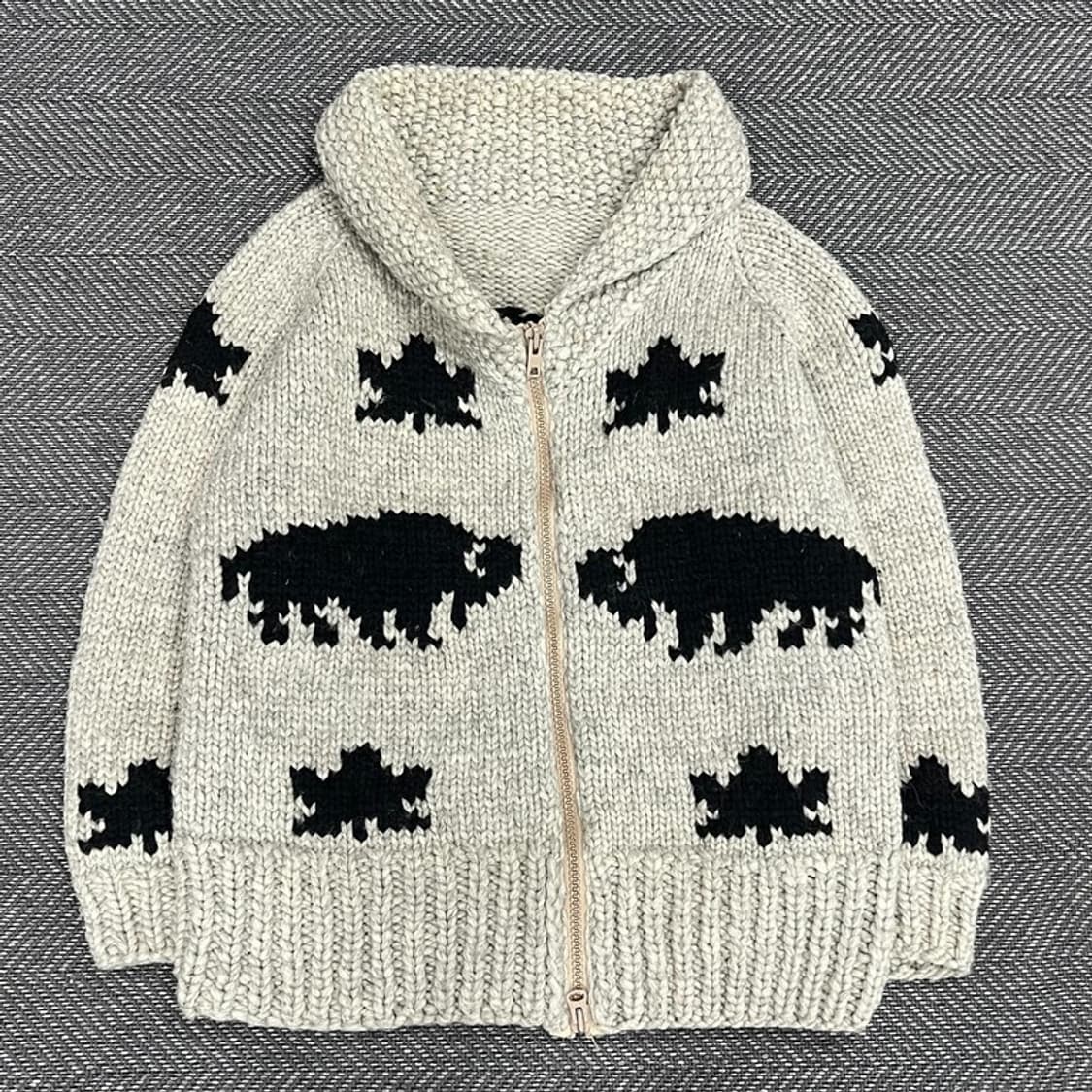 메이플 패턴 코위찬 집업  v1249 상품이미지1