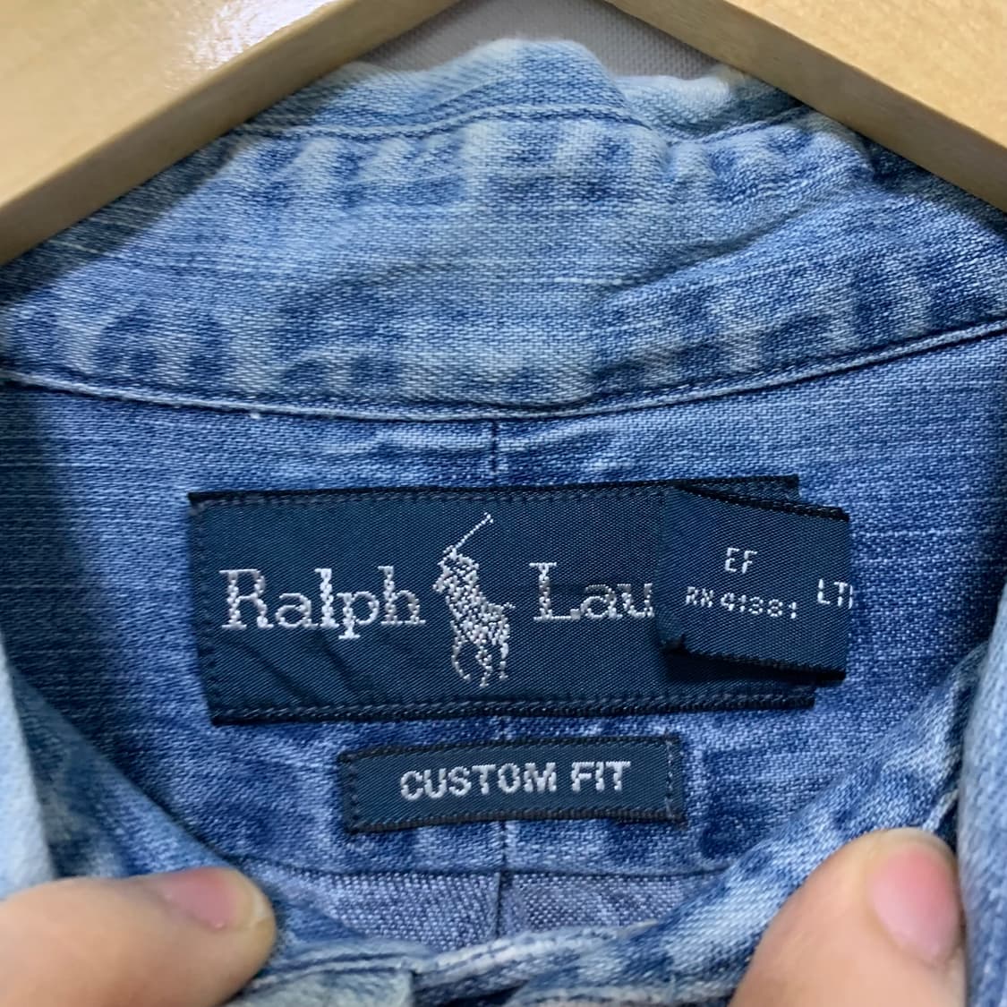 폴로 랄프로렌 데님 셔츠 청남방 남녀공용 L 빈티지 00s 상품이미지7