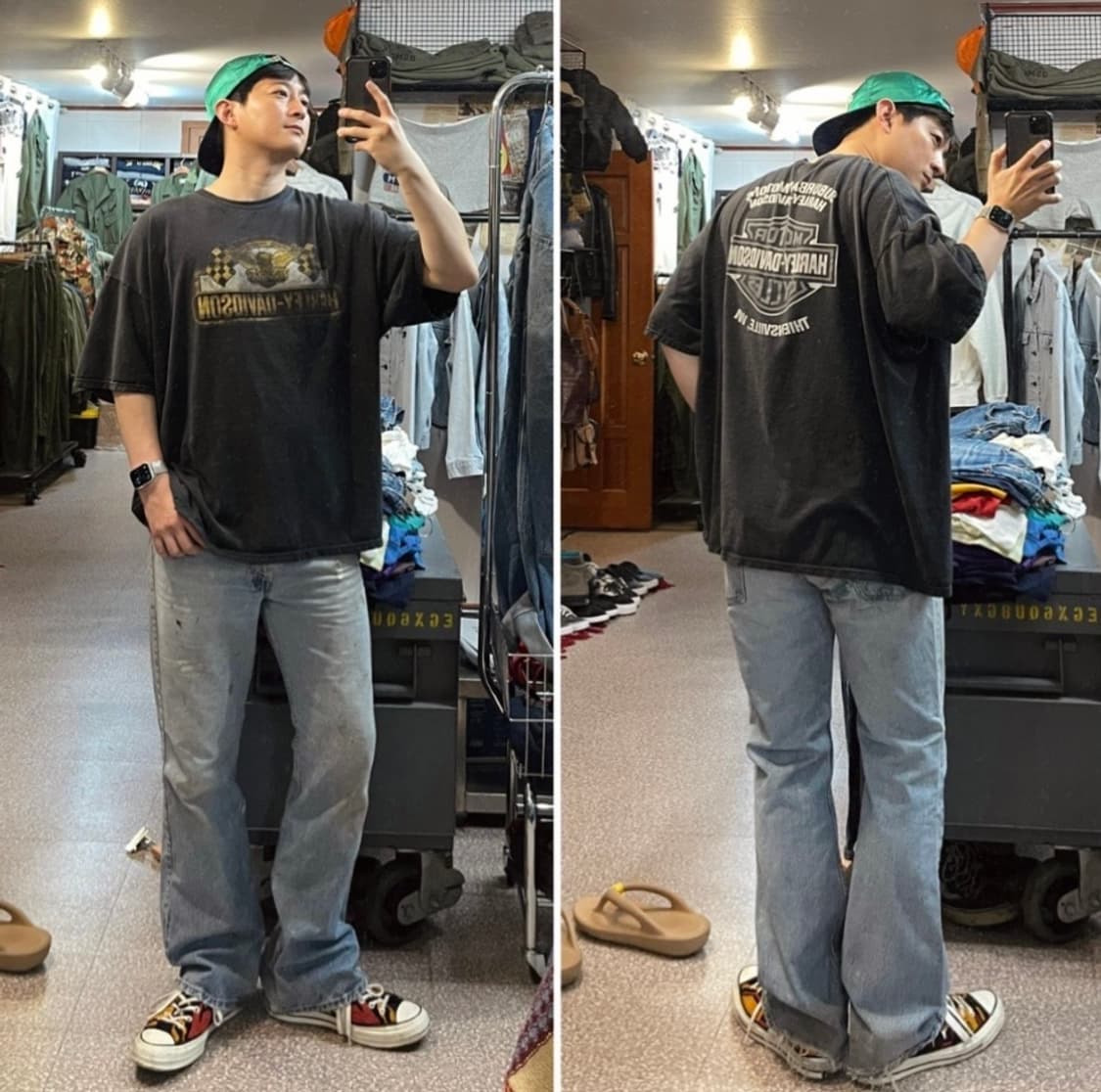 80s levis orange tab 517 denim pants 상품이미지3