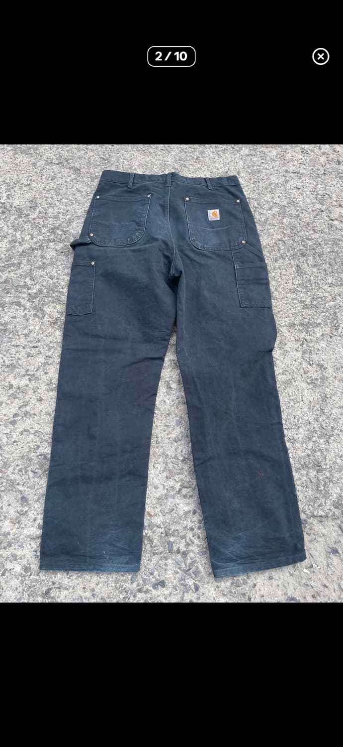 칼하트 더블니 b01 34사이즈 블랙 상품이미지2