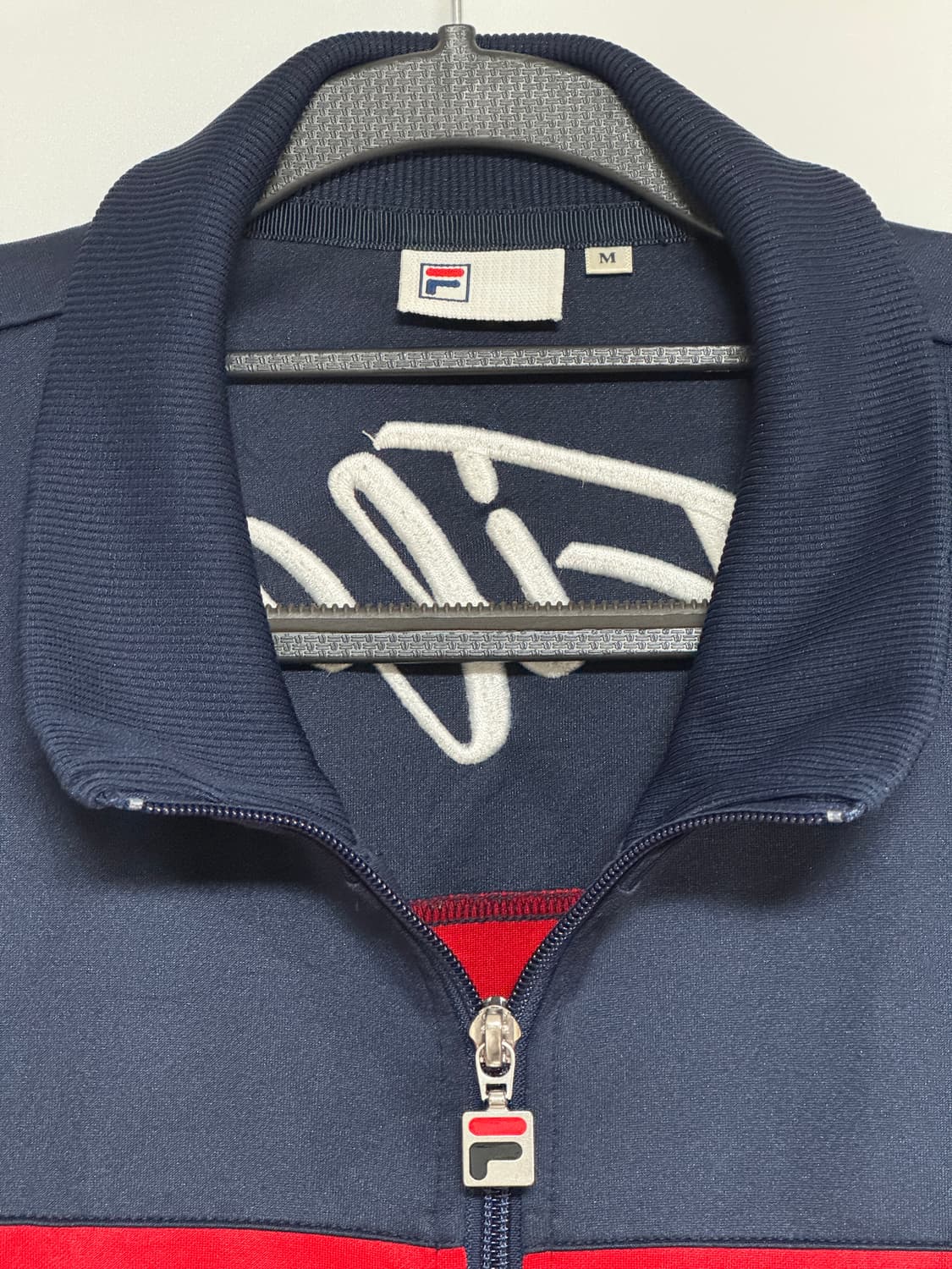 일본빈티지 FILA 휠라 네이비 집업 100 상품이미지3