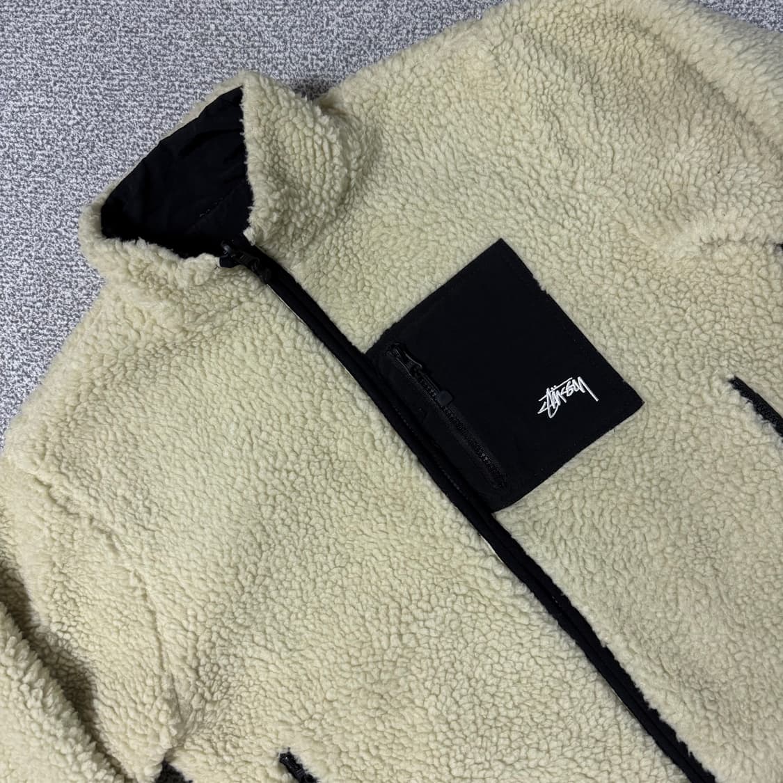 [정가 55만원] 스투시 리버시블 8볼 쉐르파 자켓 상품이미지5