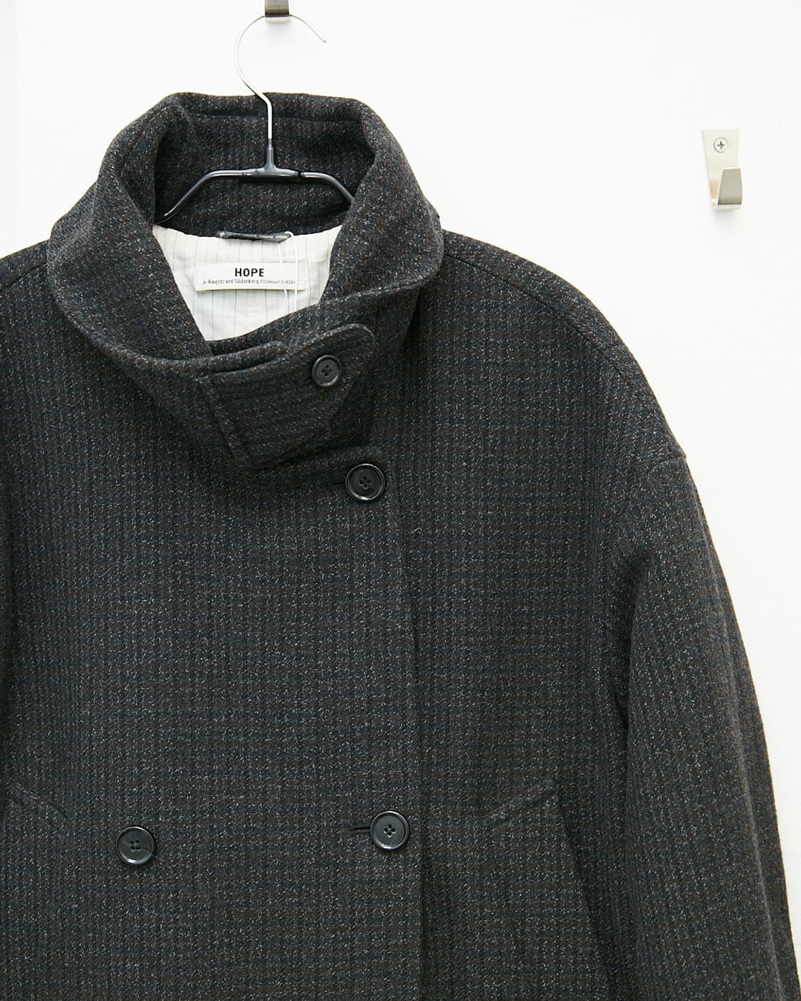 Check Patten Double Coat 상품이미지3