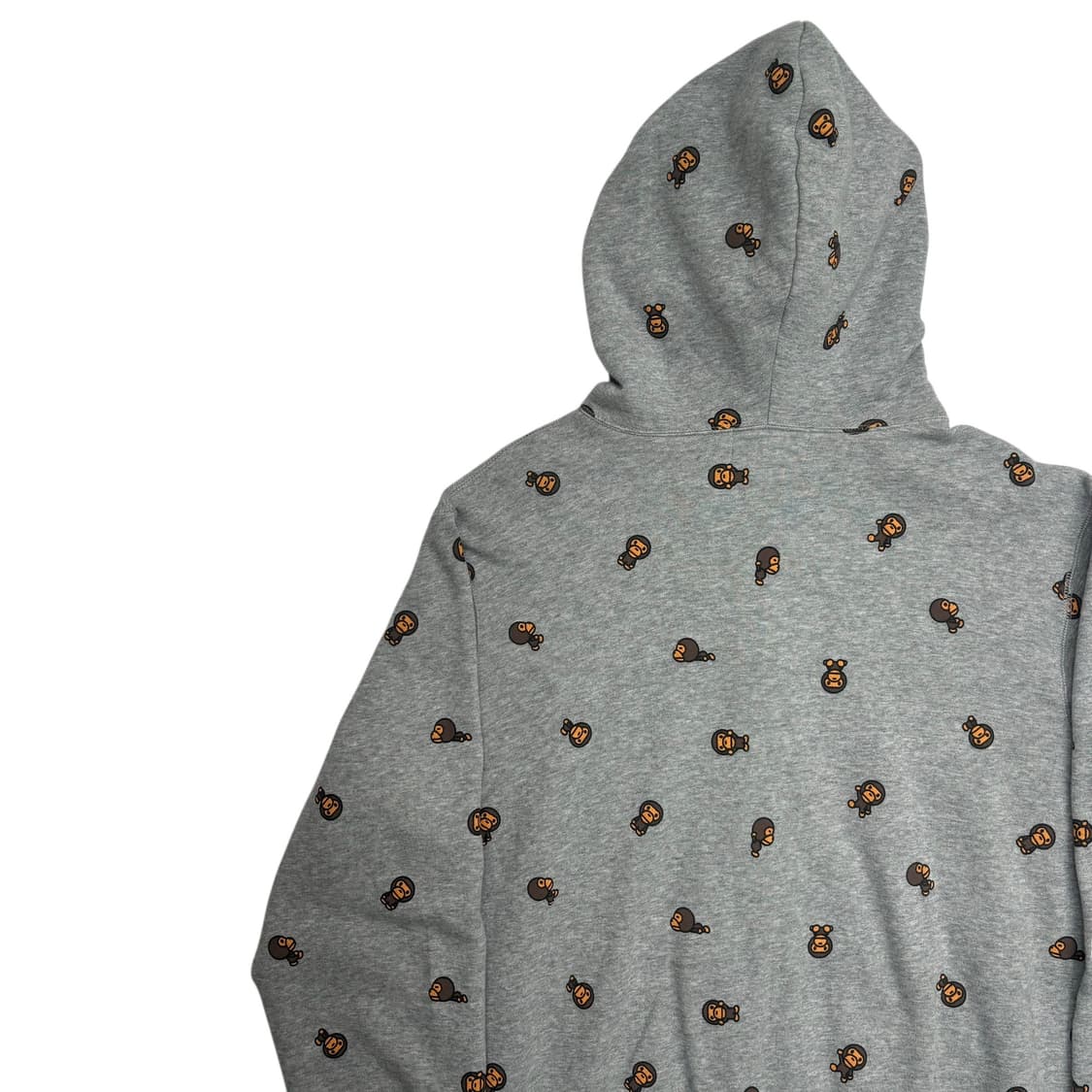 베이프 베이비 마일로 모노그램 풀 오버 후드집업 L 상품이미지5