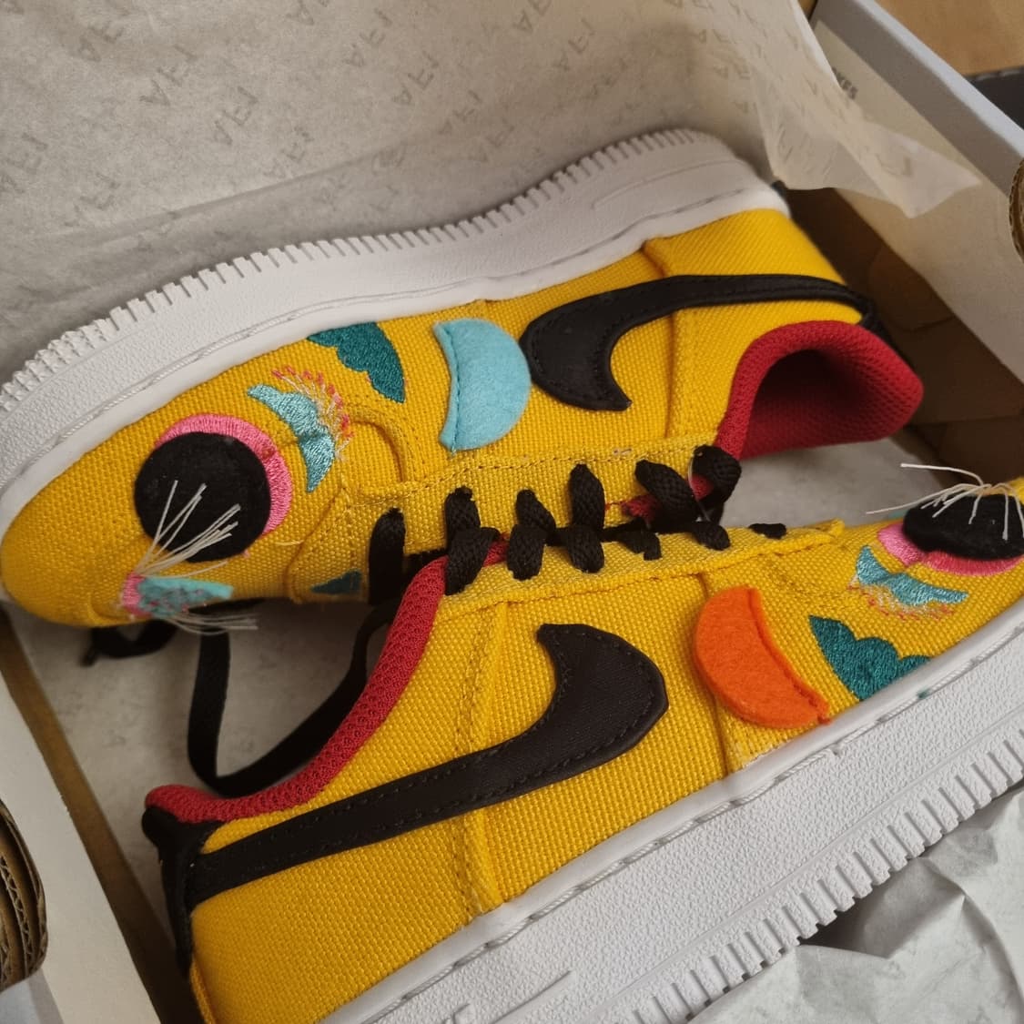 새제품 일본 나이키 포스1 새해한정 에디션 키즈 운동화 165cm 유아동 상품이미지2