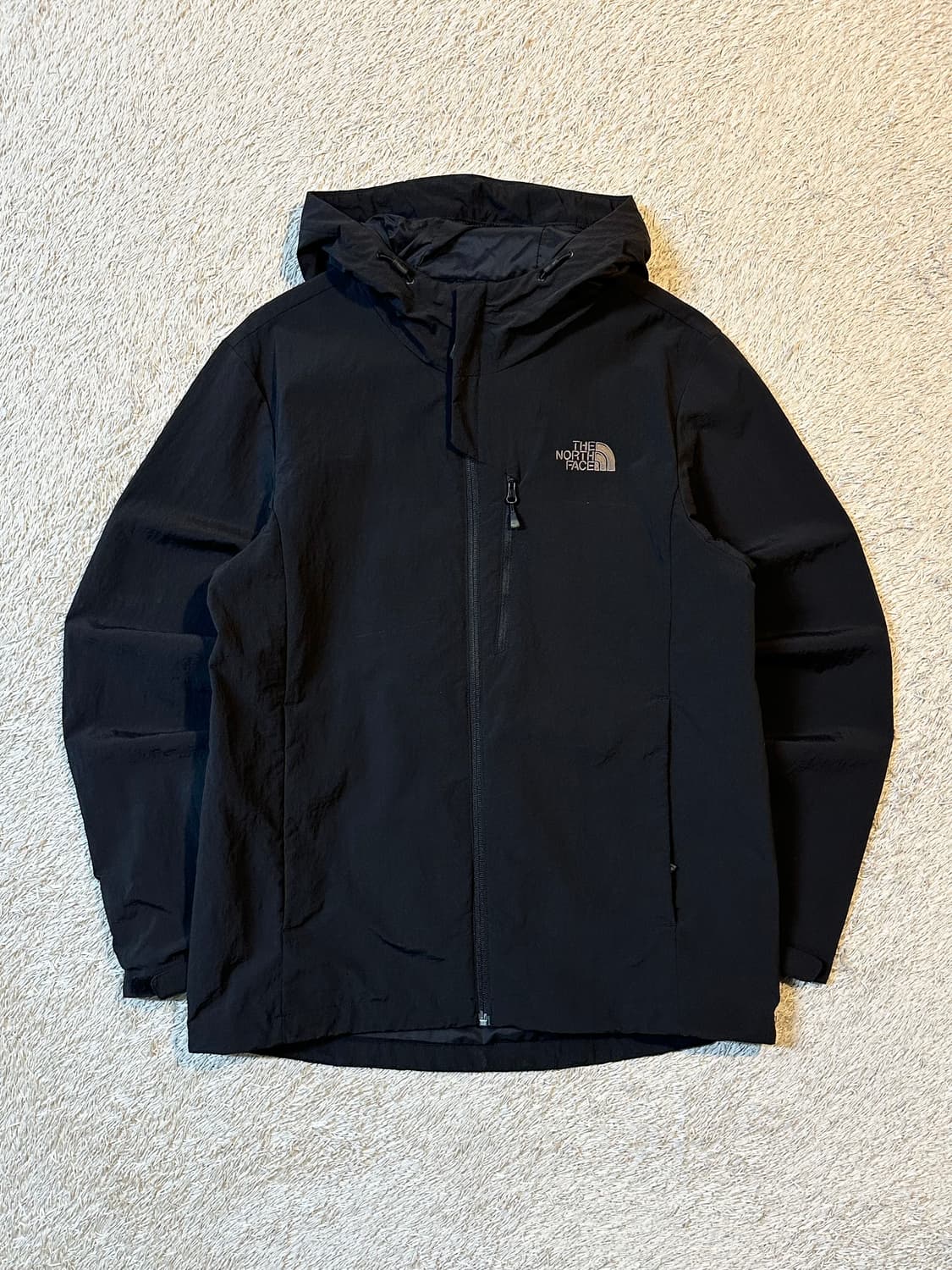 노스페이스 나일론 바람막이 자켓 블랙 상품이미지1