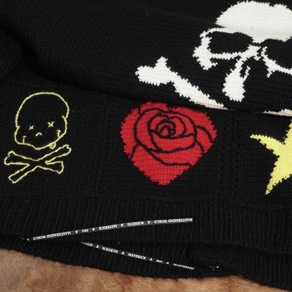 마스터마인드 캐시미어 자수 가디건 상품이미지8