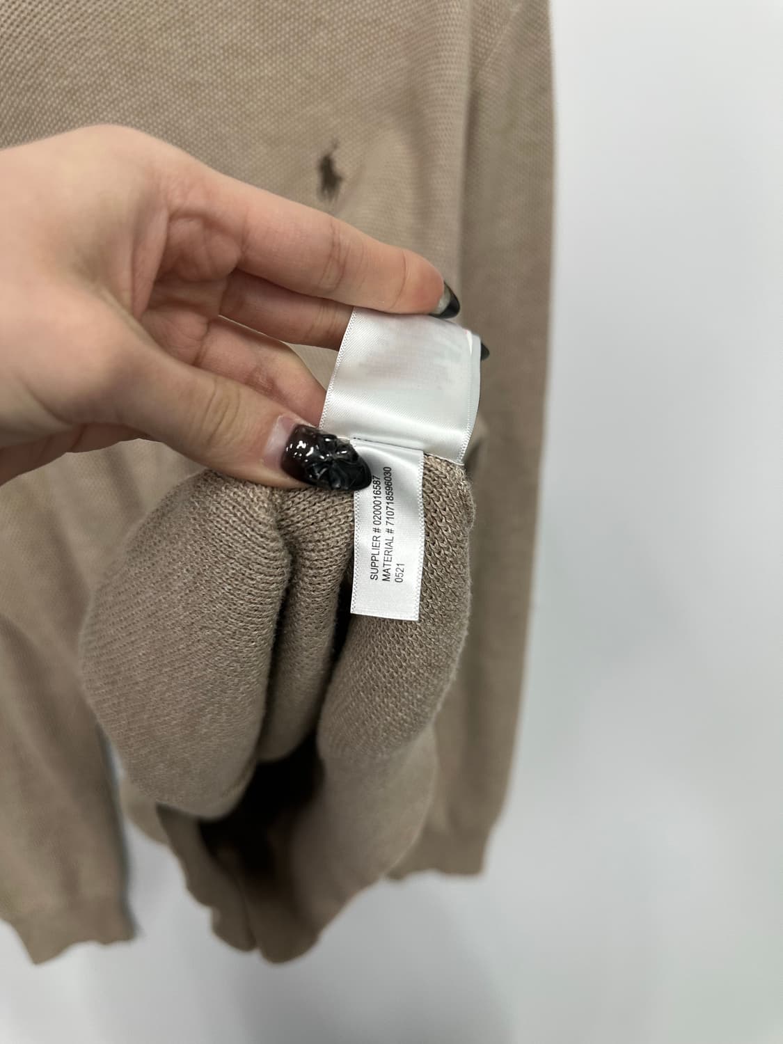 폴로 베이지 니트 상품이미지4