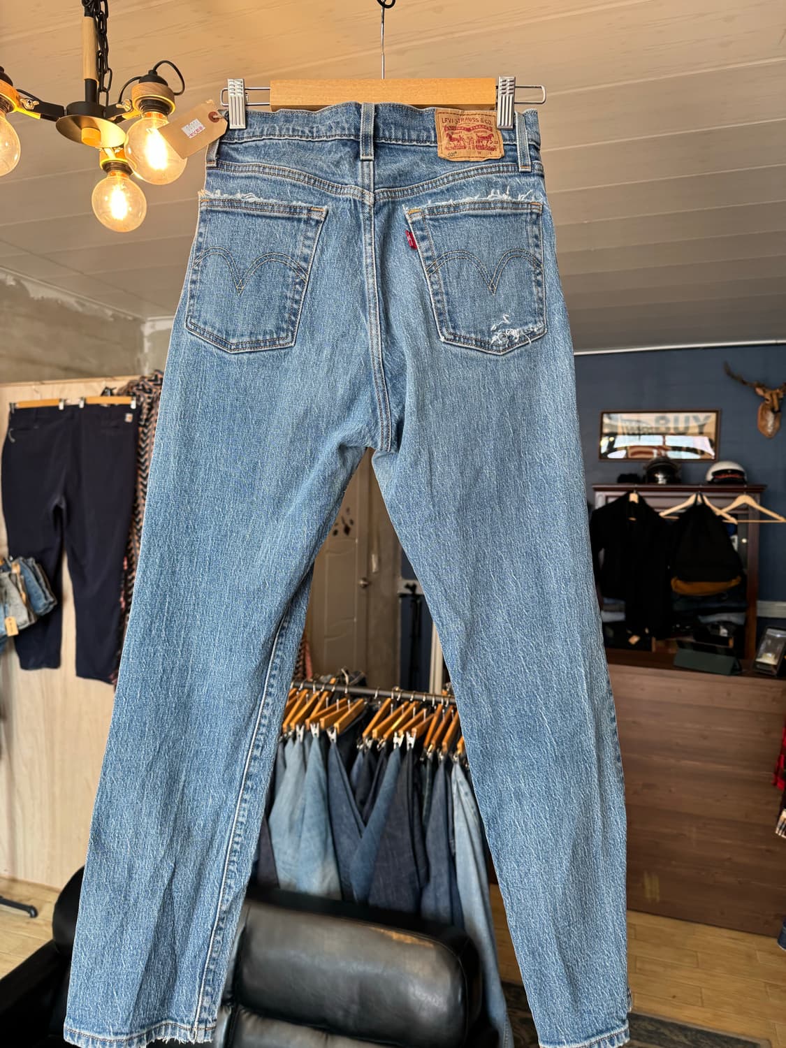 levi.s 501 26x28 핸드메이드 패치워크,사시코 상품이미지2