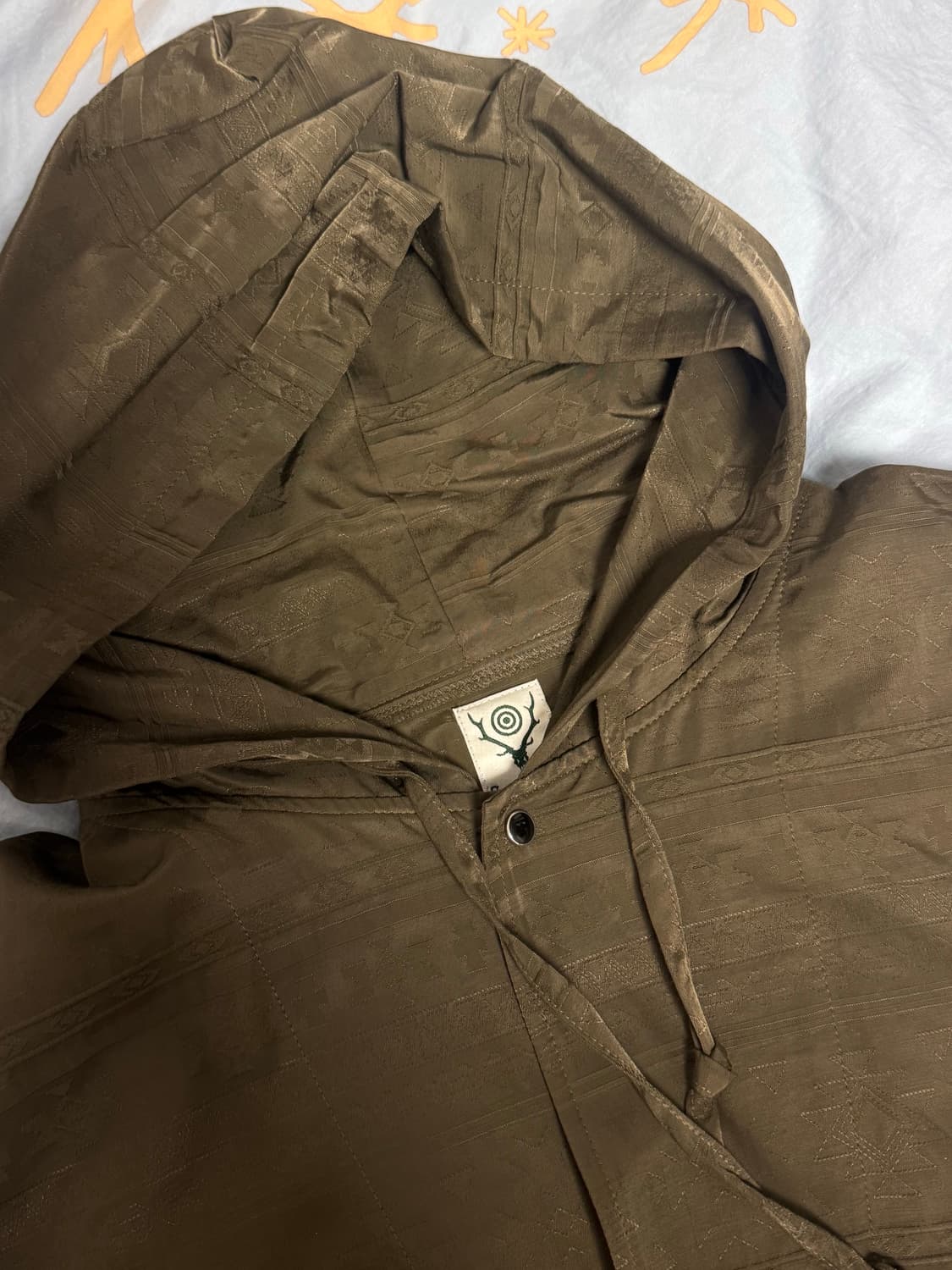 남이서팔 south2west8 새틴 멕시칸 후드 자켓 L사이즈 상품이미지2