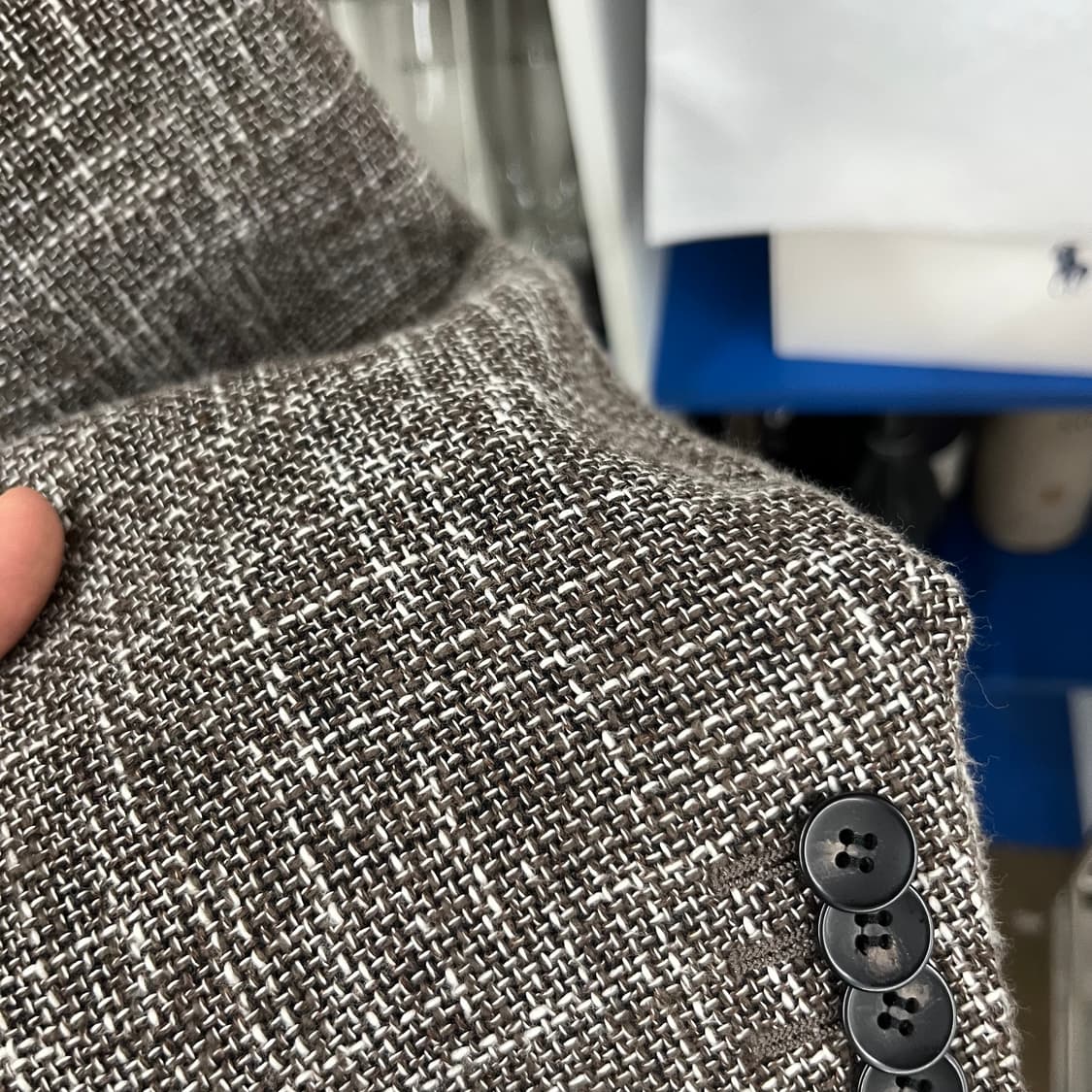 수트서플라이 코튼/린넨 블렌드 블레이져 46 상품이미지4