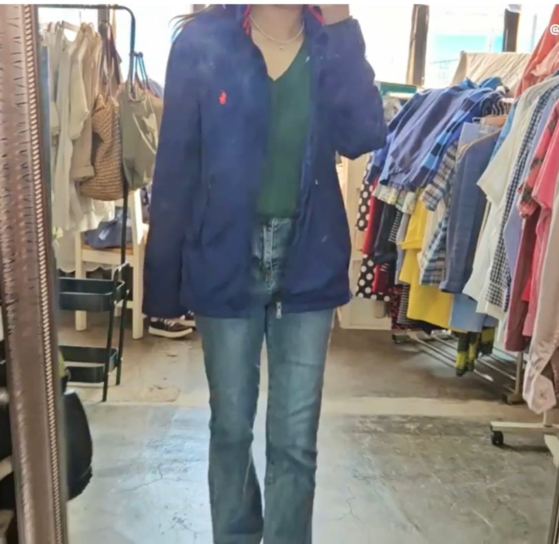 폴로 랄프로렌 후드 블루종 점퍼 상품이미지9