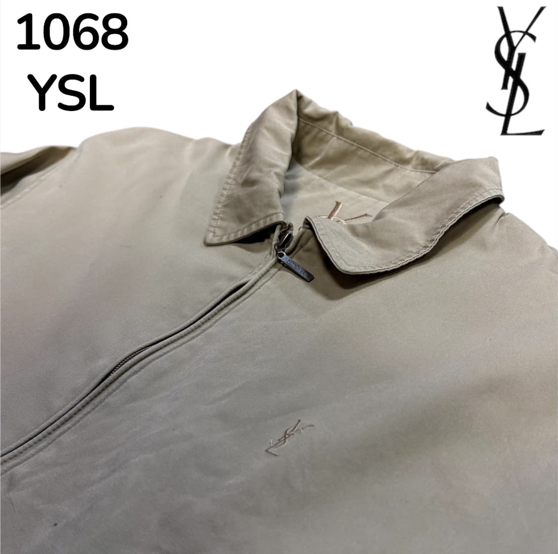 입생로랑 베이지 블루종 M 상품이미지3