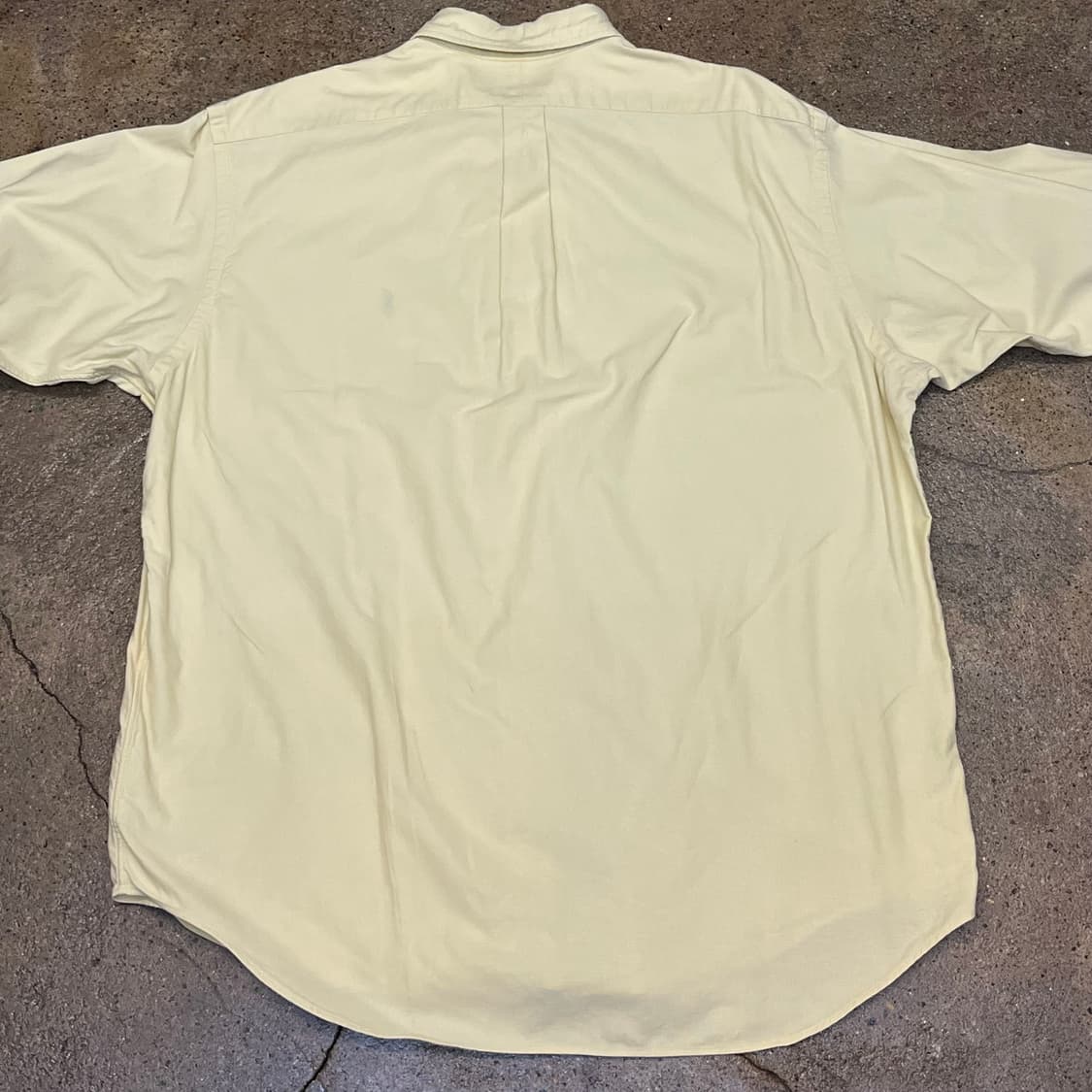 미국 빈티지 폴로랄프로렌 빅사이즈 클래식 옐로우셔츠 남방 상품이미지6