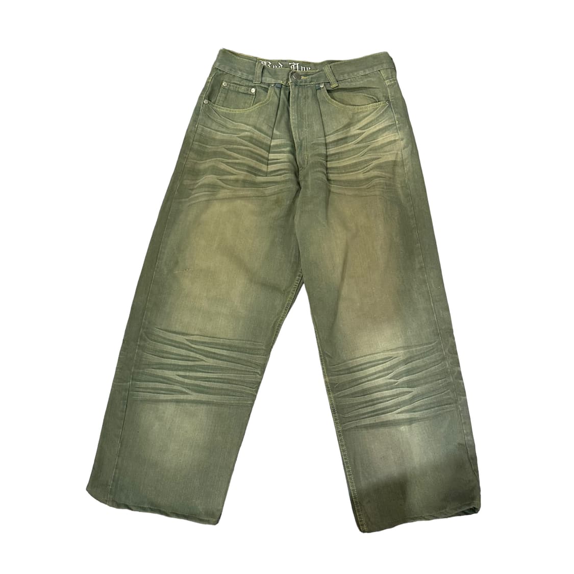 green wide pants 상품이미지3