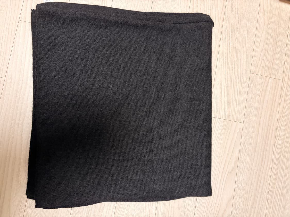 코스 퓨어 캐시미어 머플러 블랙/ cos 상품이미지4