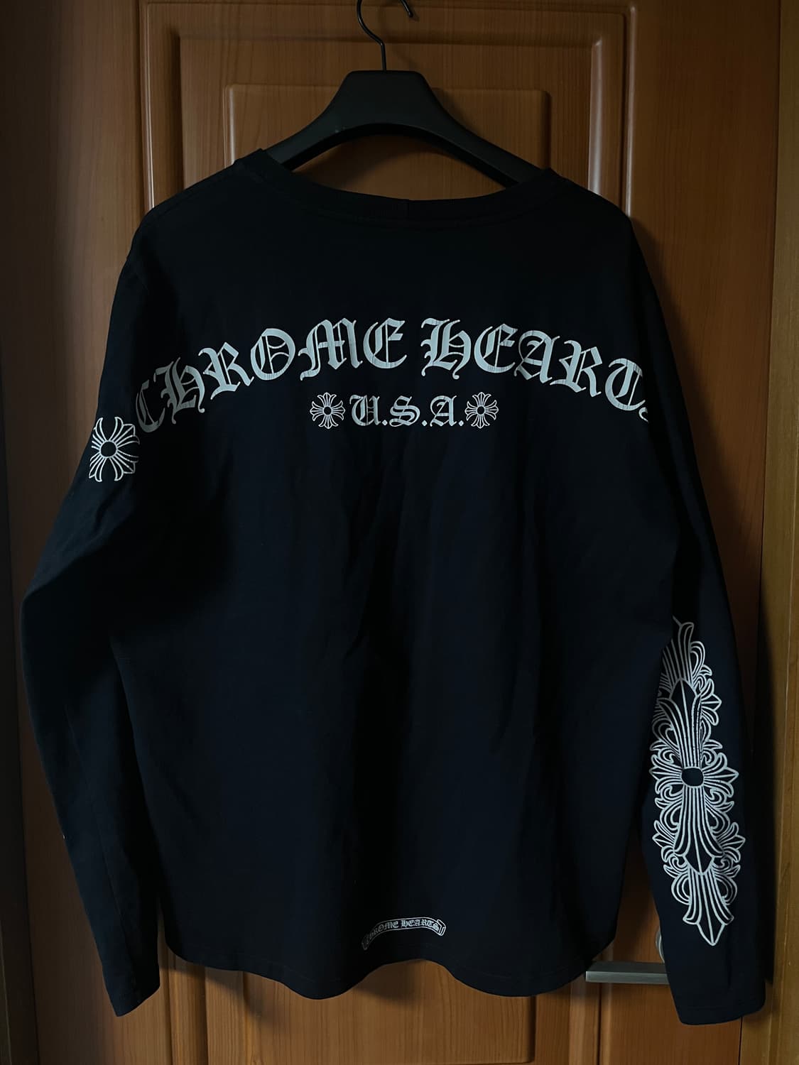 크롬하츠 홀스슈 플로랄 롱슬리브 xl 상품이미지1