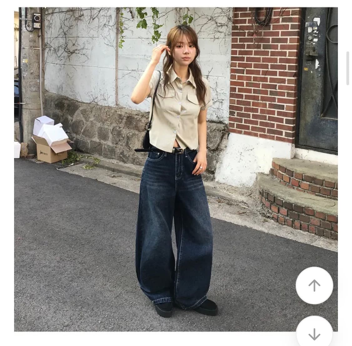 긱시크 포켓 타이 반팔 셔츠 상품이미지3