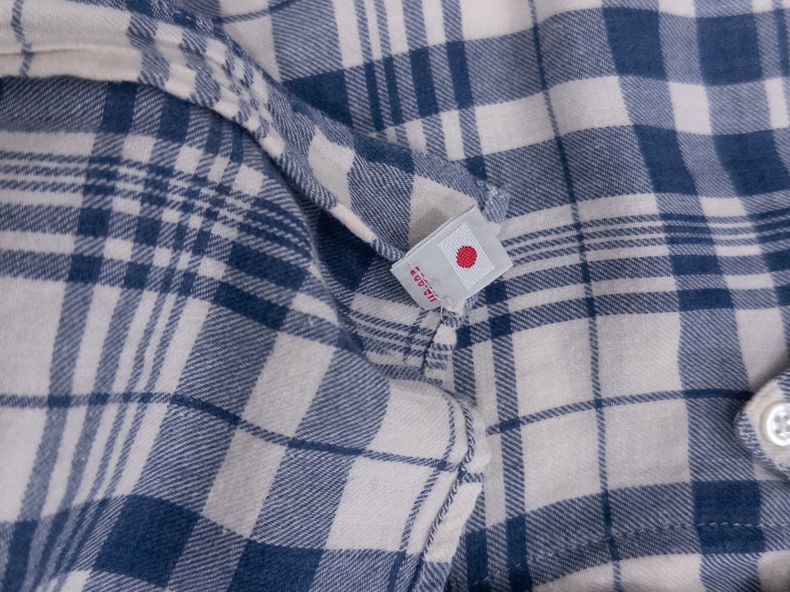 Steven Alan Blue Check Shirt 상품이미지5