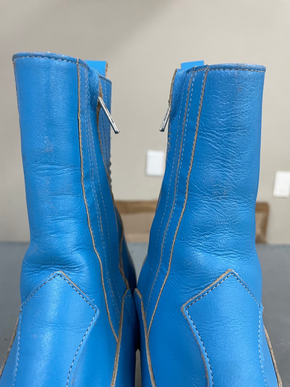 럭키슈에뜨 앵클 부츠 블루 36.5 상품이미지9