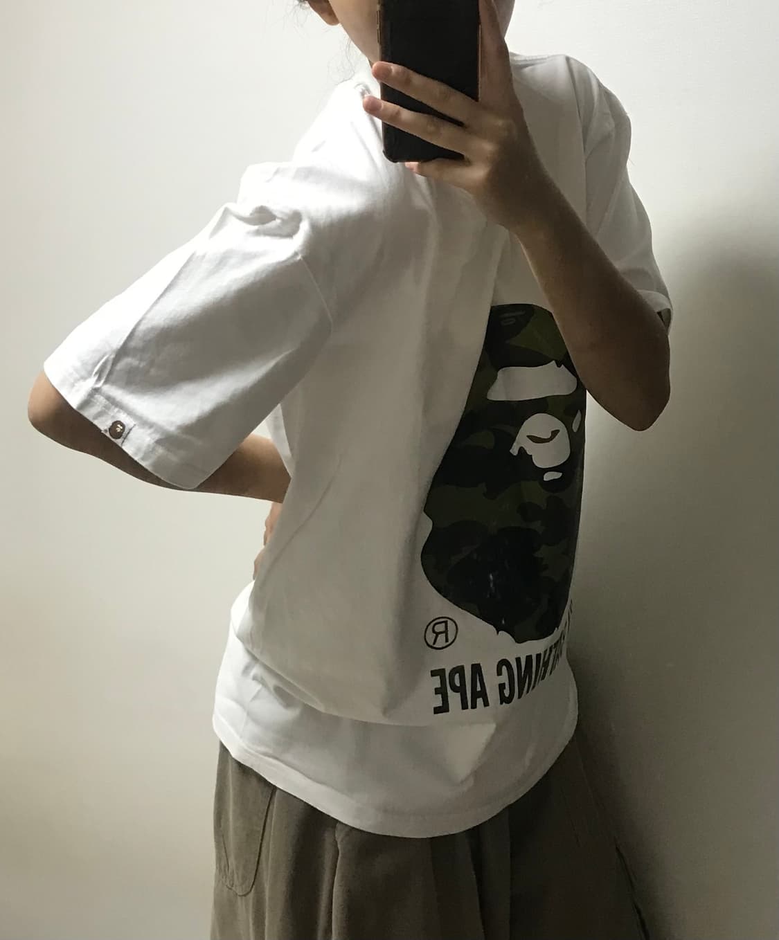 베이프 카모 빅사루 반팔 티 상품이미지6
