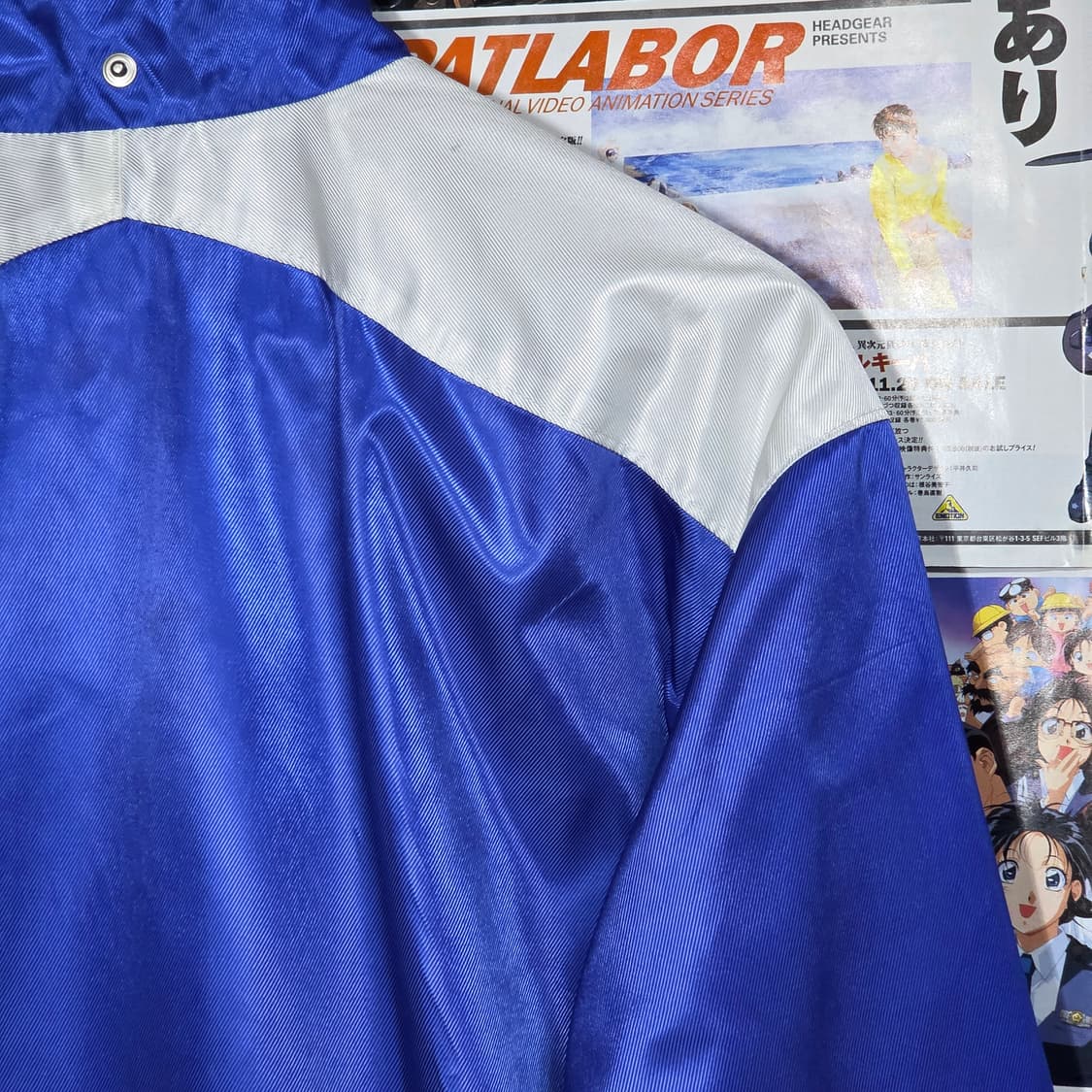 JPN 챔피온 블루 레드 올드스쿨 바람막이 상품이미지6