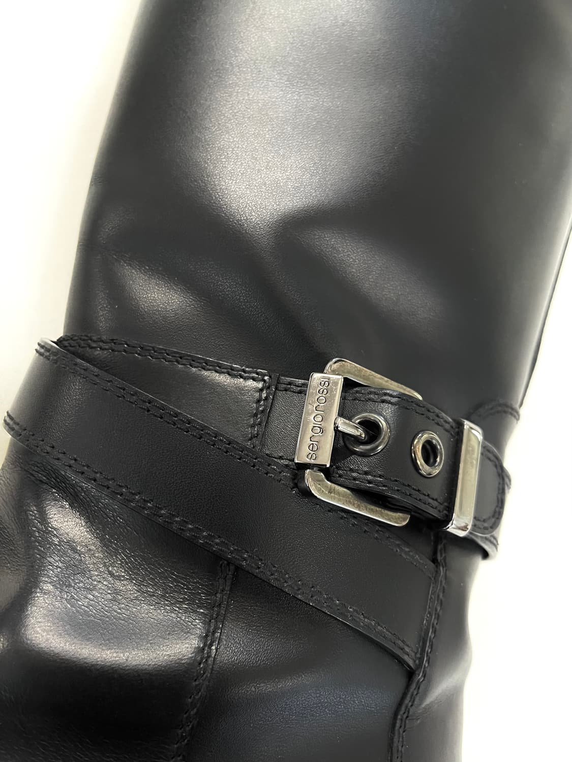 세르지오 로시 벨트 스트랩 모터 롱부츠 상품이미지3