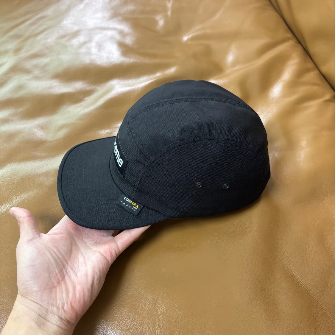 Supreme 슈프림 블랙 캠프캡 모자 (Cordura Black) 상품이미지4