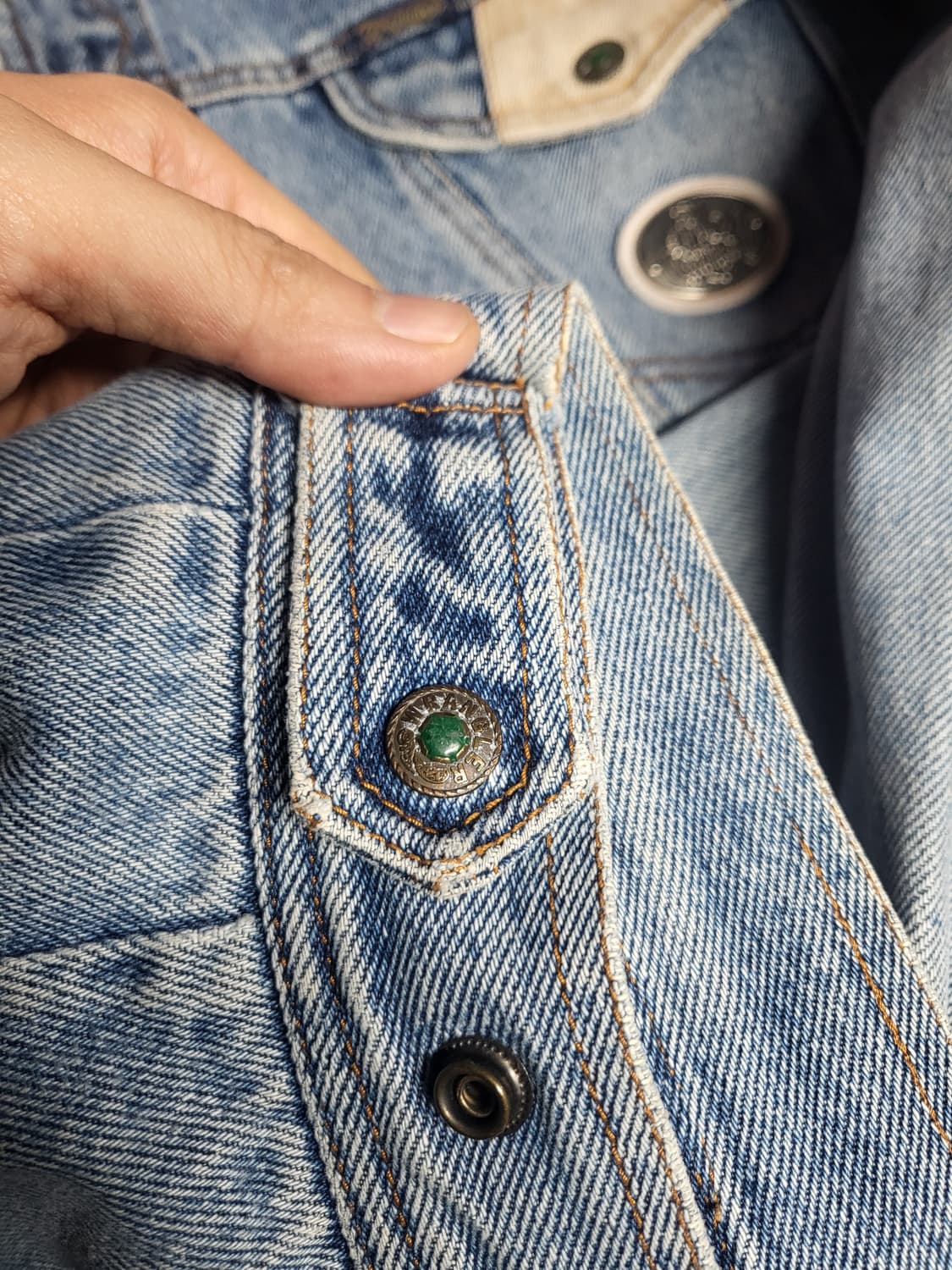 wrangler(렝글러) 빈티지 청자켓 상품이미지7