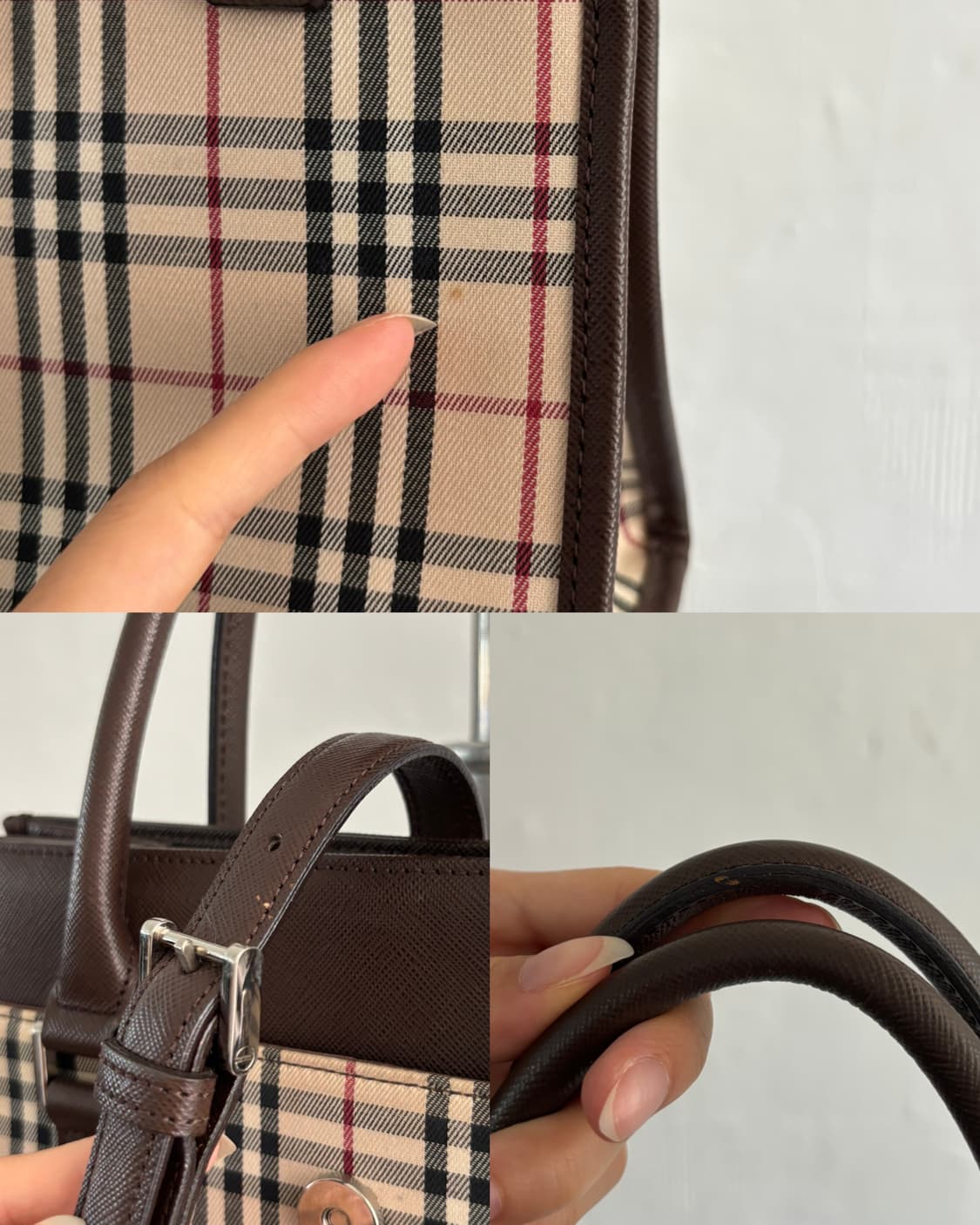 Burberry 버버리 노바체크 스퀘어 토트백 상품이미지10