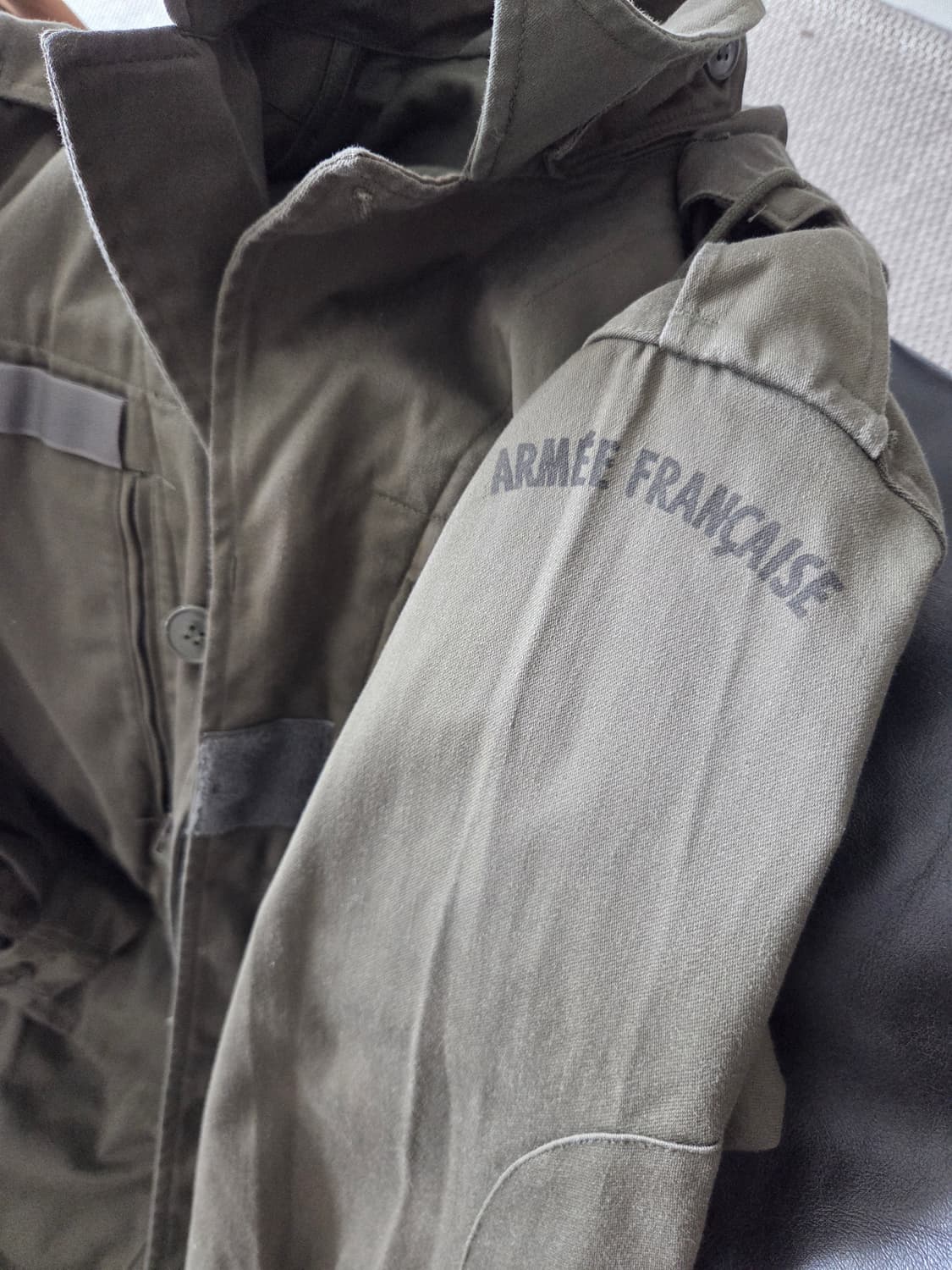 80's 빈티지 프랑스군 m64 필드자켓 92c 야상 밀리터리 상품이미지3