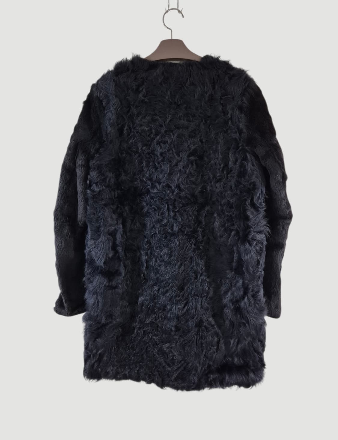 리틀블랙 여자 양털 토끼털 모피 코트자켓 상품이미지3
