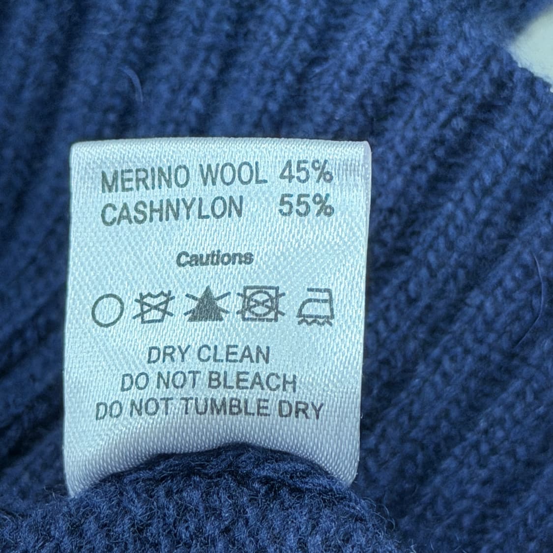 페일제이드 케이블 브이넥 후디드 니트 후드티 네이비 상품이미지5