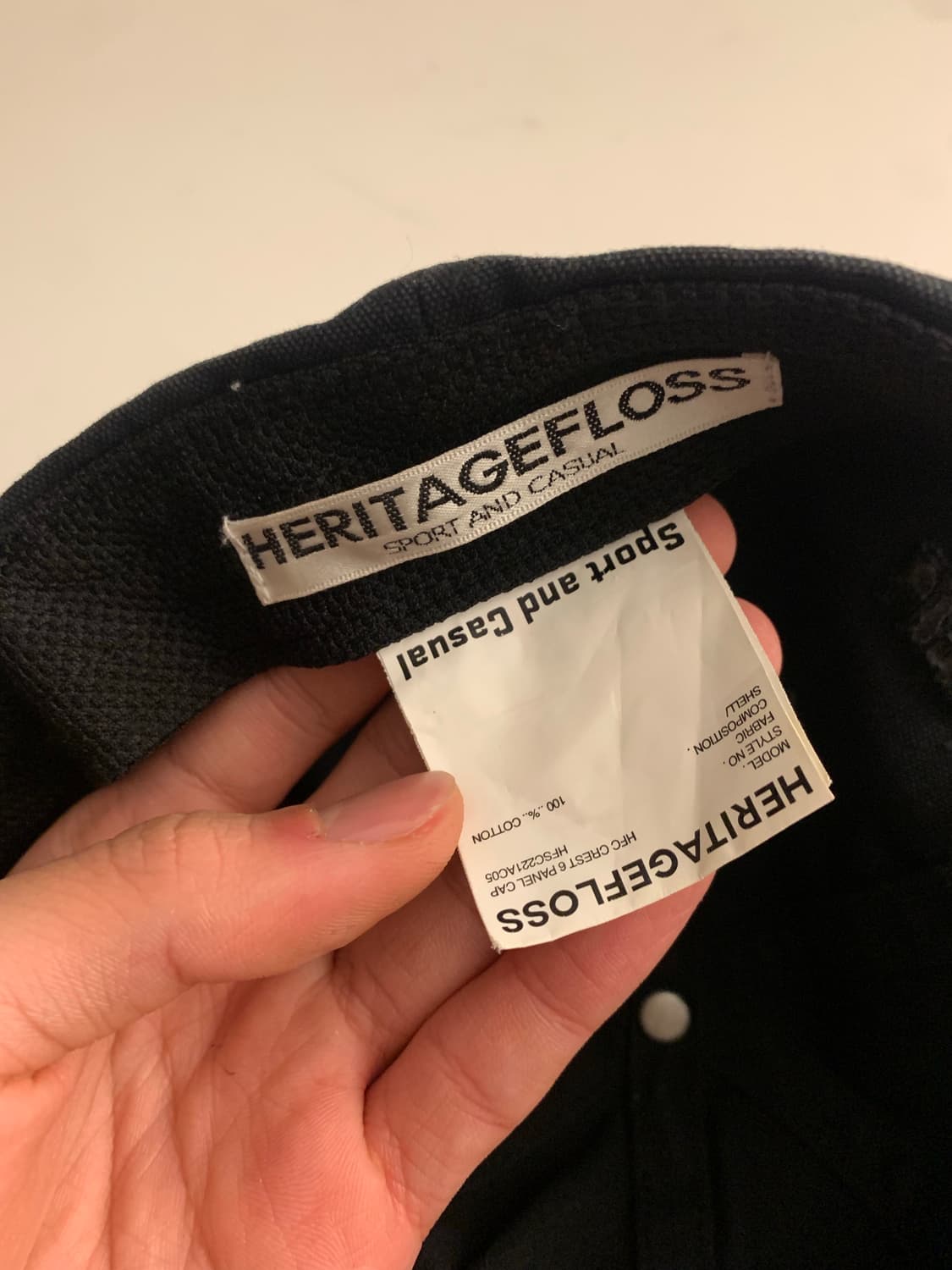 헤리티지 플로스 6 패널 cap 상품이미지3