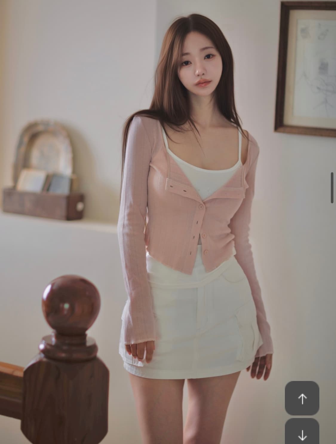 카인다미 골반볼륨업 코튼 투포켓 치마바지_골반뽕치마 카고스커트 상품이미지2