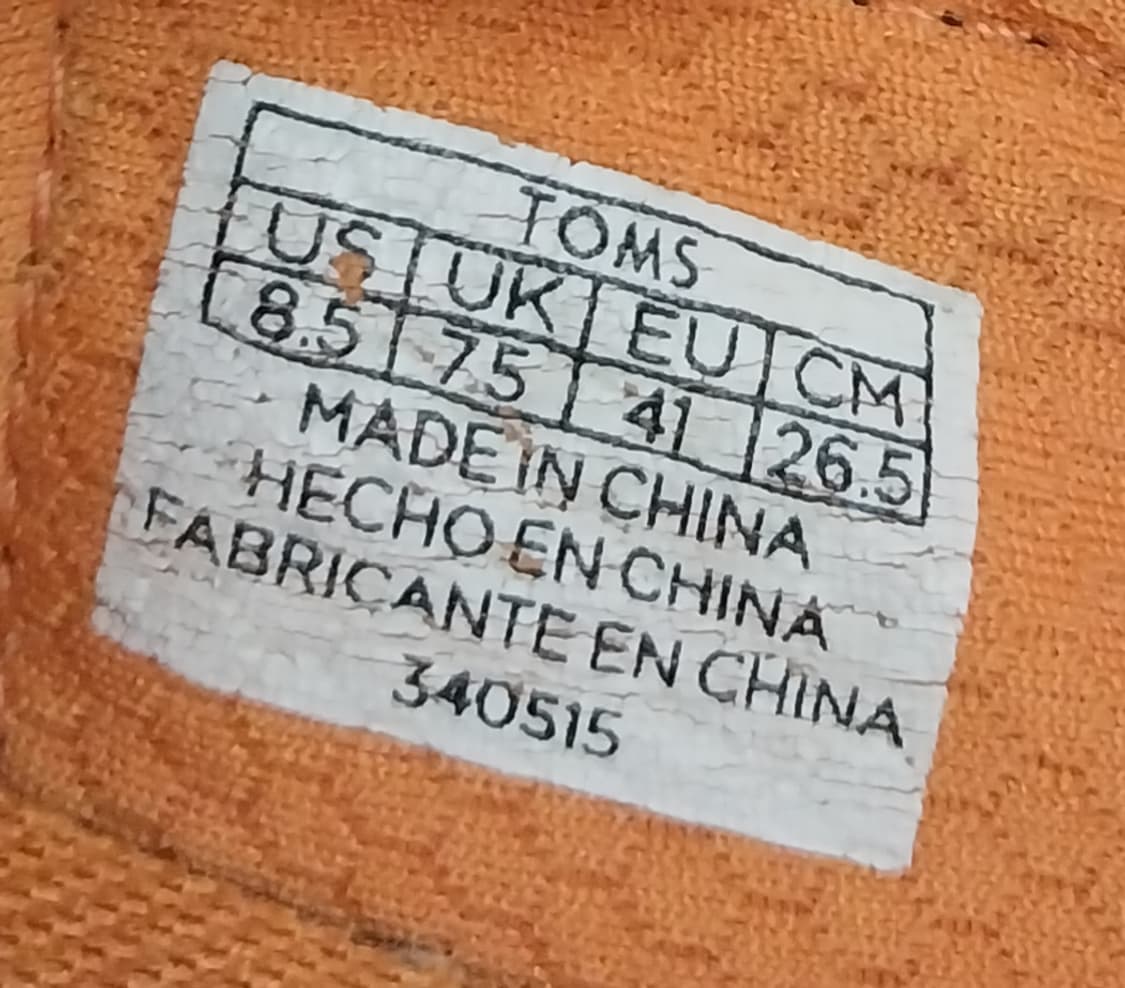 탐스 밀리터리 나일론 팩 슬립온 그레이 265mm 상품이미지8