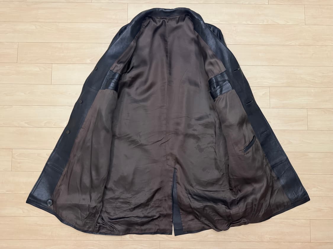 카프스킨 레더 하프 코트 (빈티지) 상품이미지2