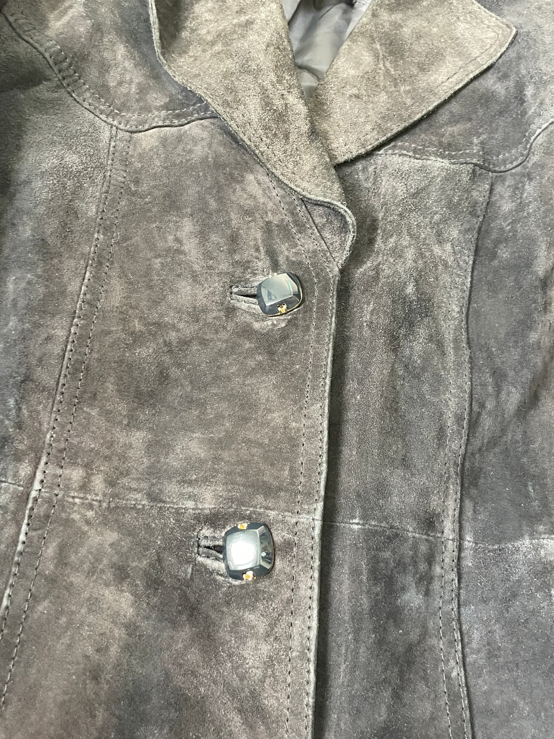 JHAJHA 테일러드 스웨이드 롱코트 J03307 상품이미지5