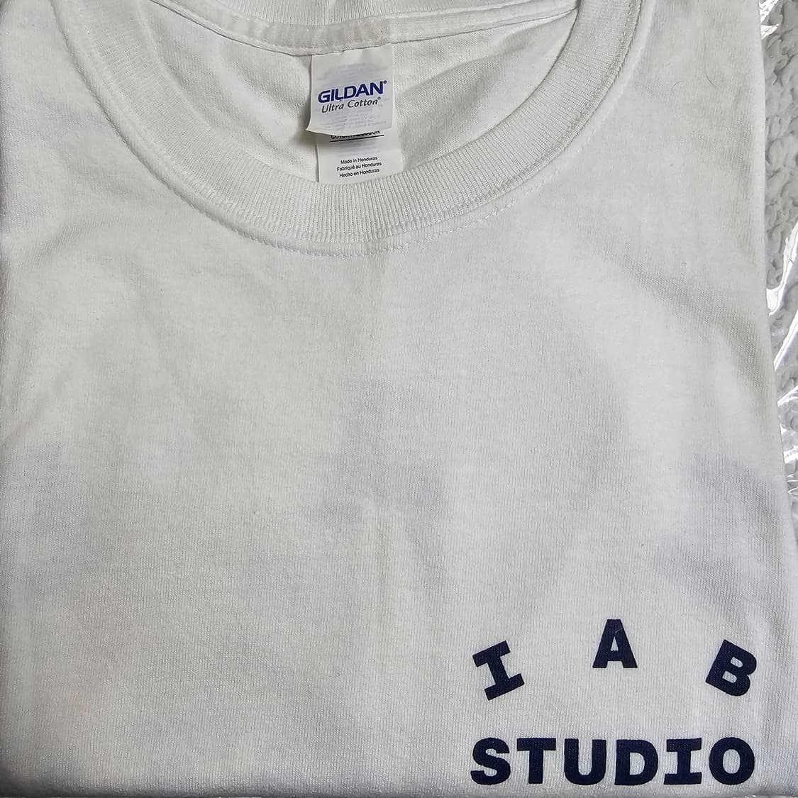 길단 아이앱 스튜디오 흰색 반팔 L 상품이미지4