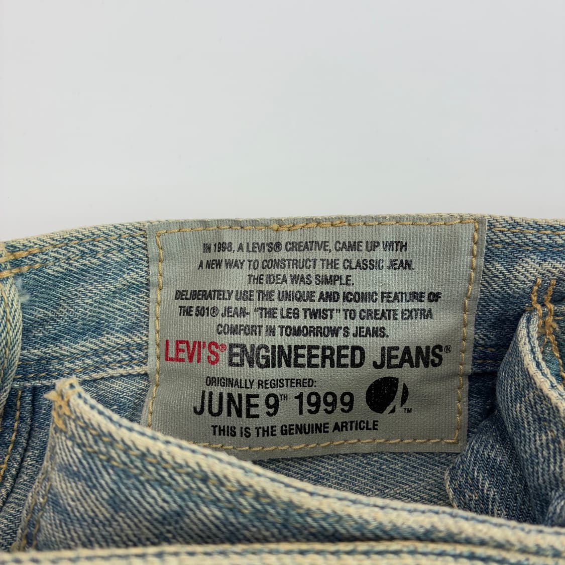 Levi's 리바이스90‘s 엔지니어드 워싱 데님 팬츠 상품이미지8