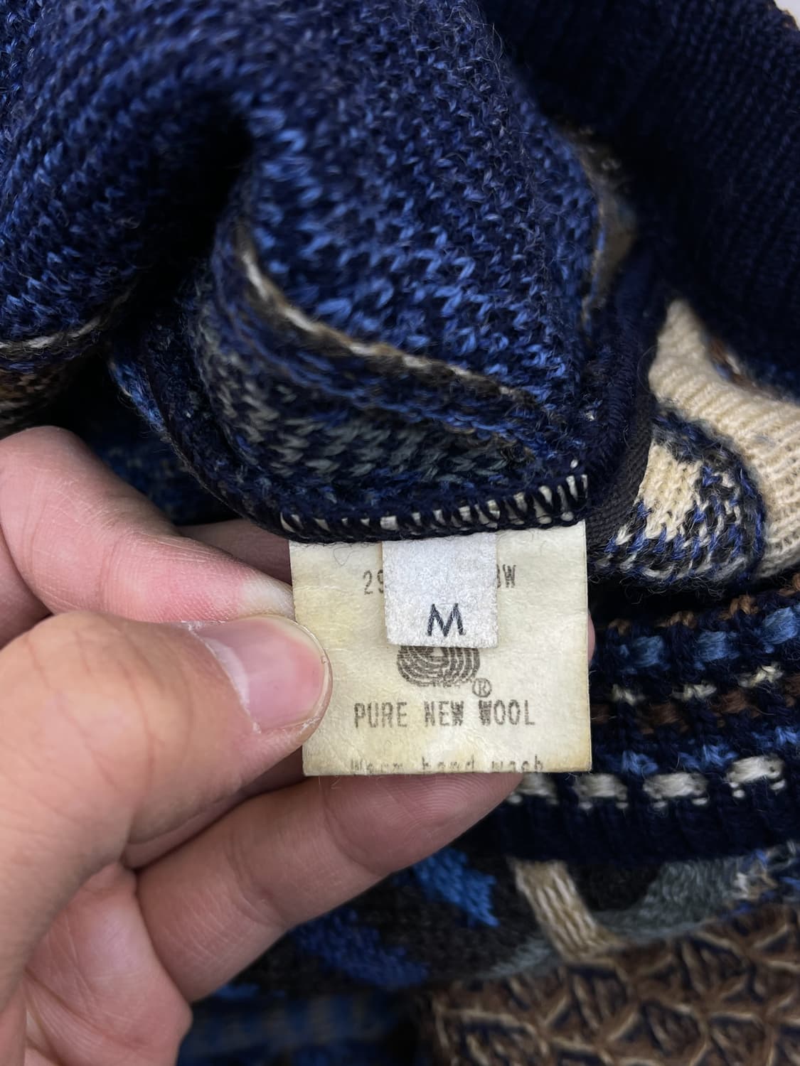 카를로 알베르토 3D 오스트레일리아 케이블 울 스웨터 상품이미지6