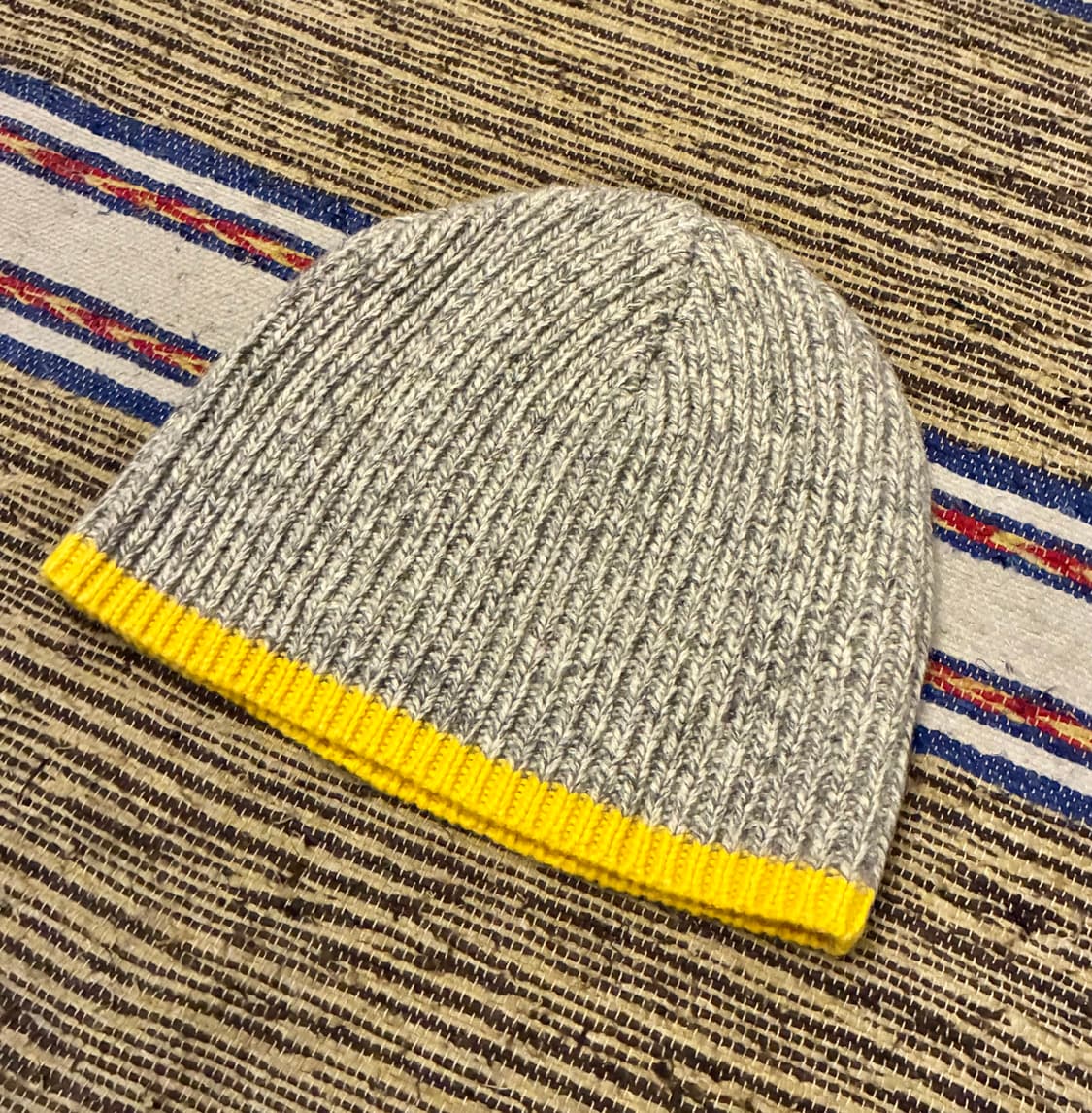 (F)GAP 갭 램스울 오트밀 그레이 배색 숏비니 와치캡 상품이미지2