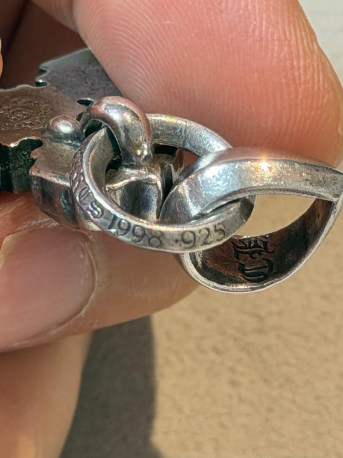 크롬하츠 필리그리 베일+페이퍼체인 24인치 일괄 상품이미지5