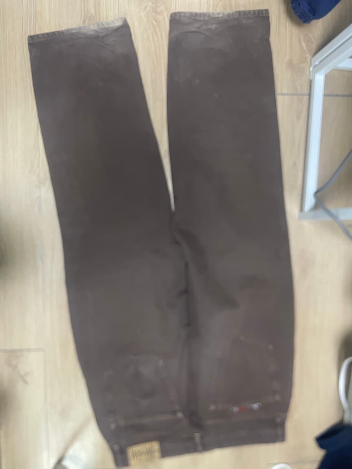 스투시 워시드 캔버스 빅 올 진 브라운 상품이미지3