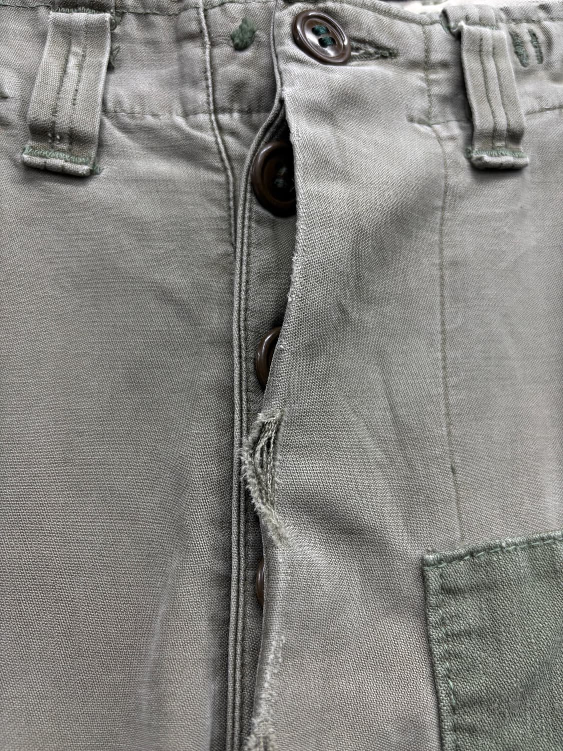 VTG 그런지 패치워크 코튼팬츠 상품이미지7